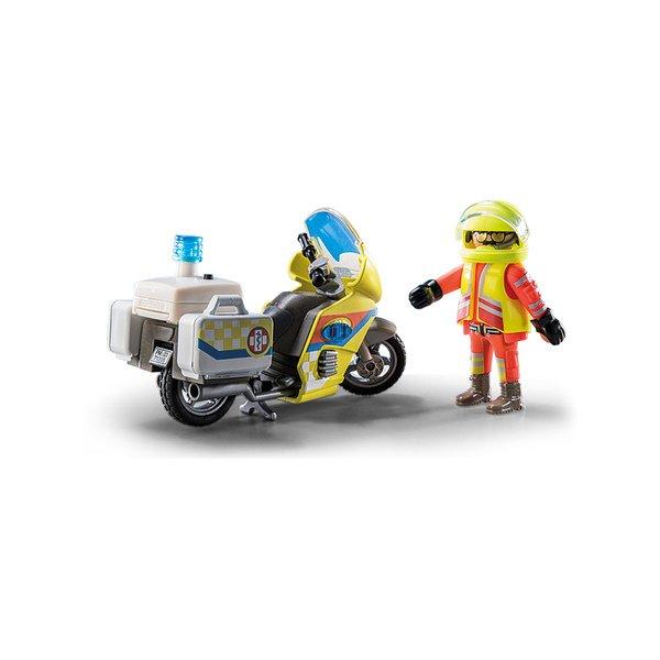 Playmobil 71205 Notarzt-Motorrad mit Blinklicht