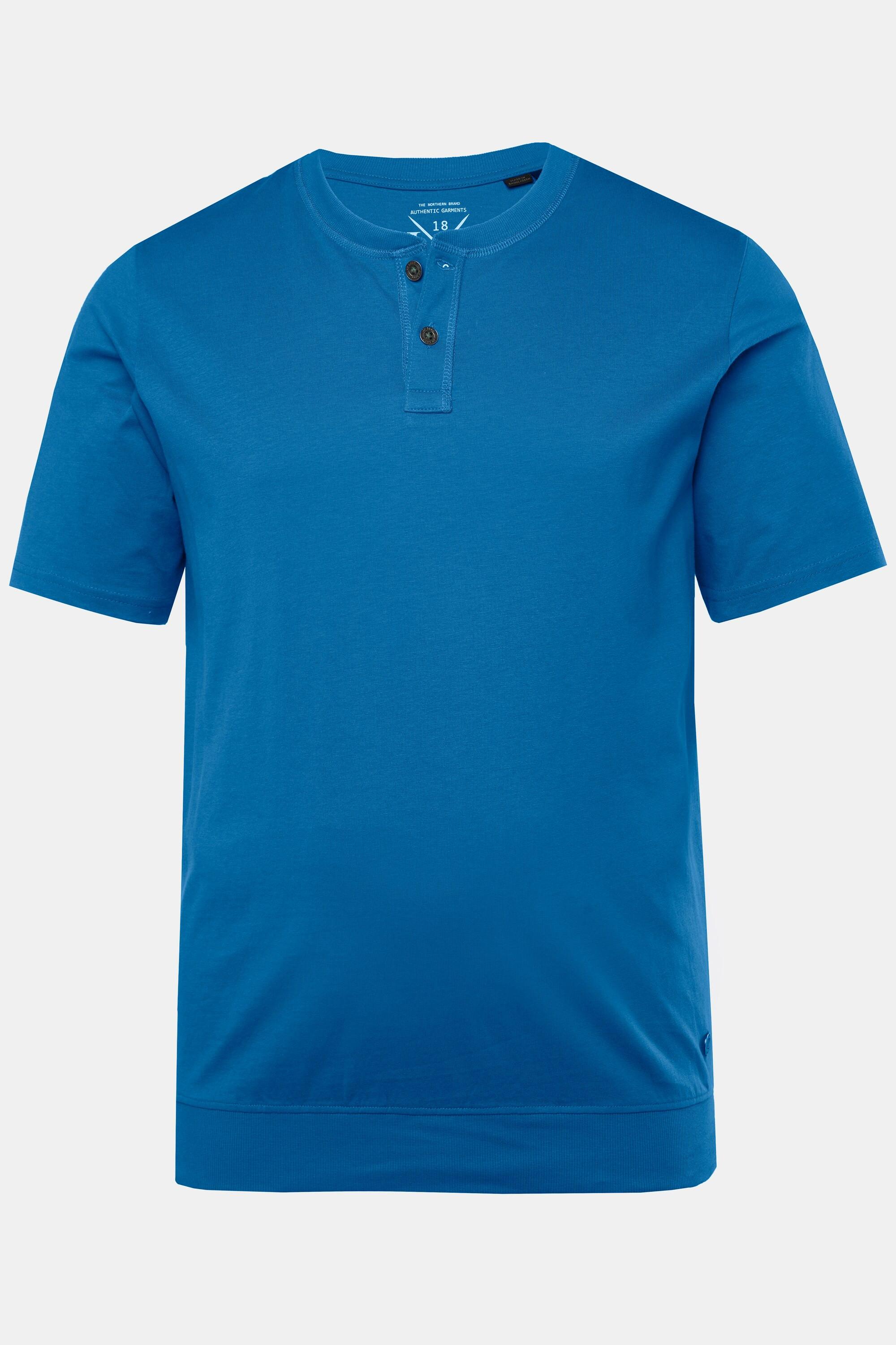 JP1880 Henley Halbarm Rundhals T-Shirt