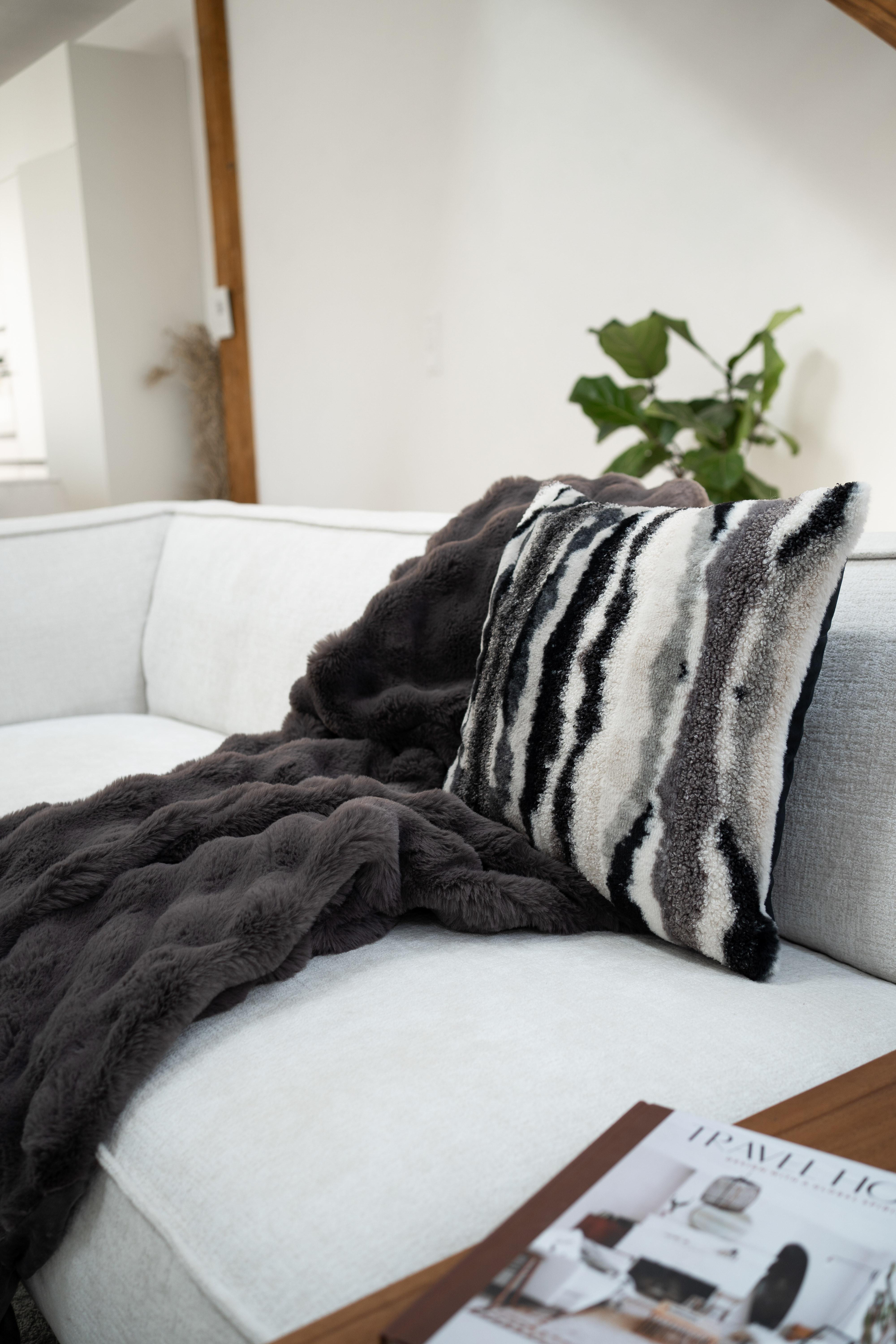 Tiseco Bubble Decke Rabbit Stripe