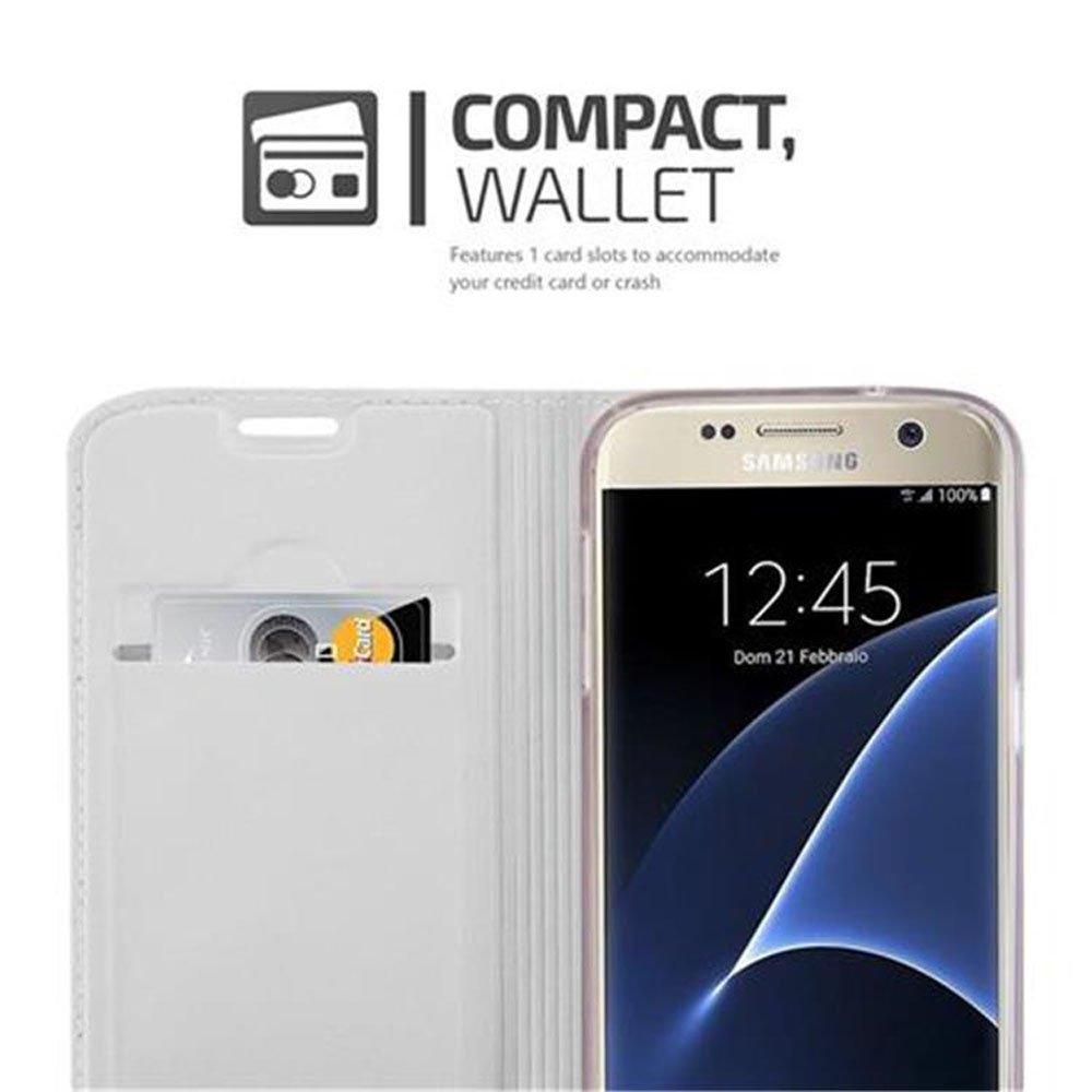 Cadorabo Hülle für Samsung Galaxy S7 Magnetverschluss, Kartenfach