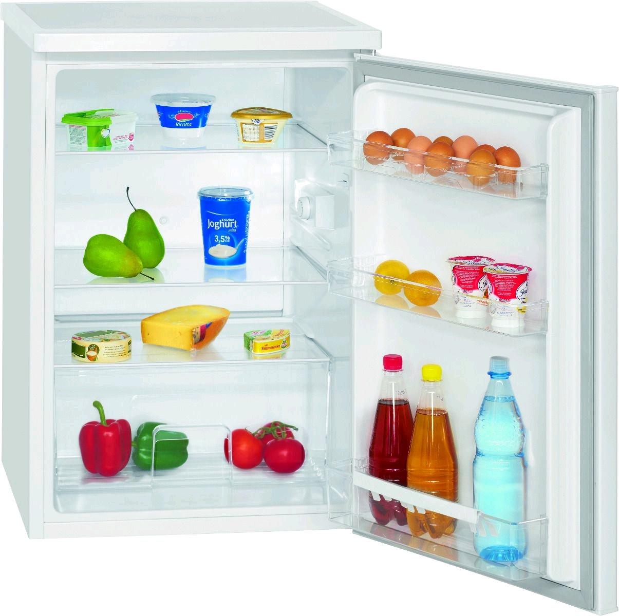 Bomann VS 2185.1 weiss - Vollraumkühlschrank, E