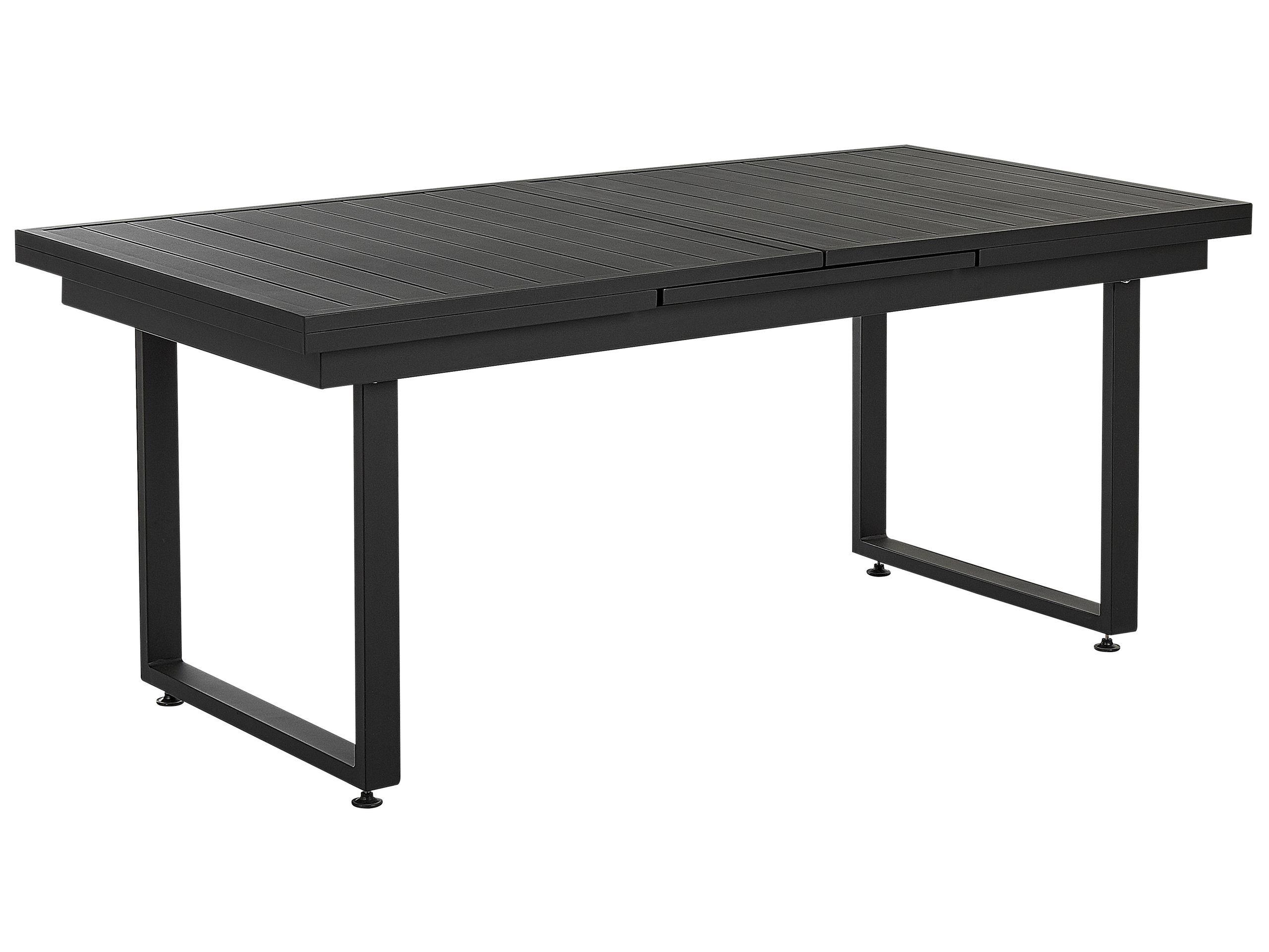 Beliani Garten-Essgruppe für 6 Personen aus Aluminium Modern VALCANETTO/BUSSETO