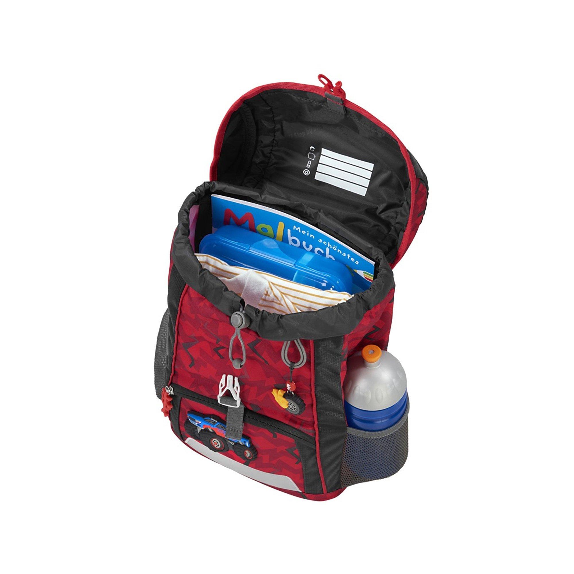 Step by Step Schulrucksack-Set, 3-teilig Monster Truck Rocky