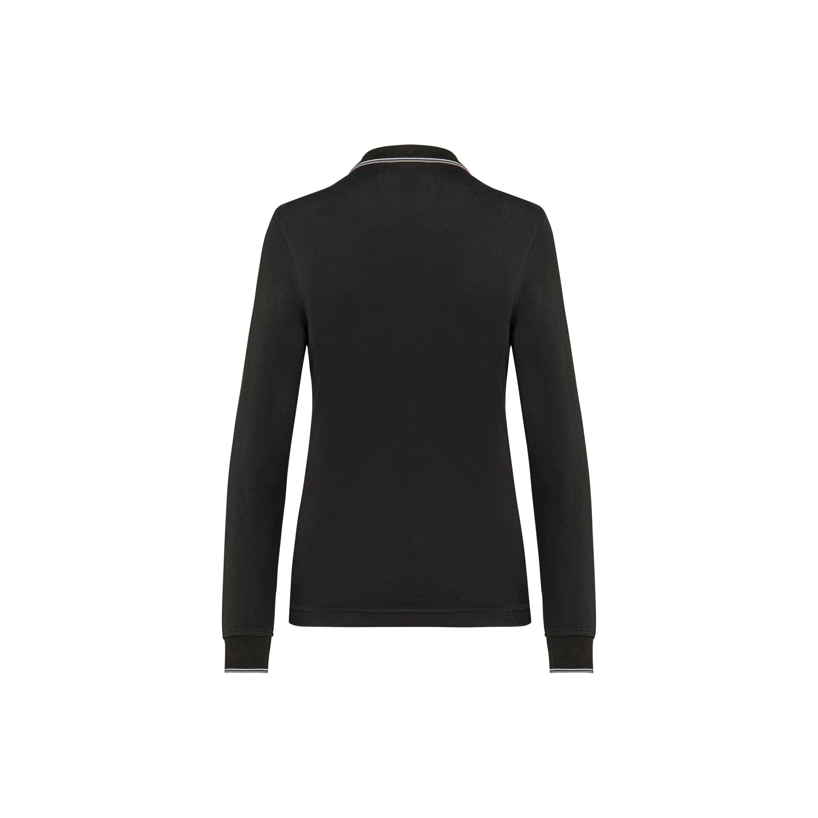 Kariban Langarm Piqué-Strick Poloshirt