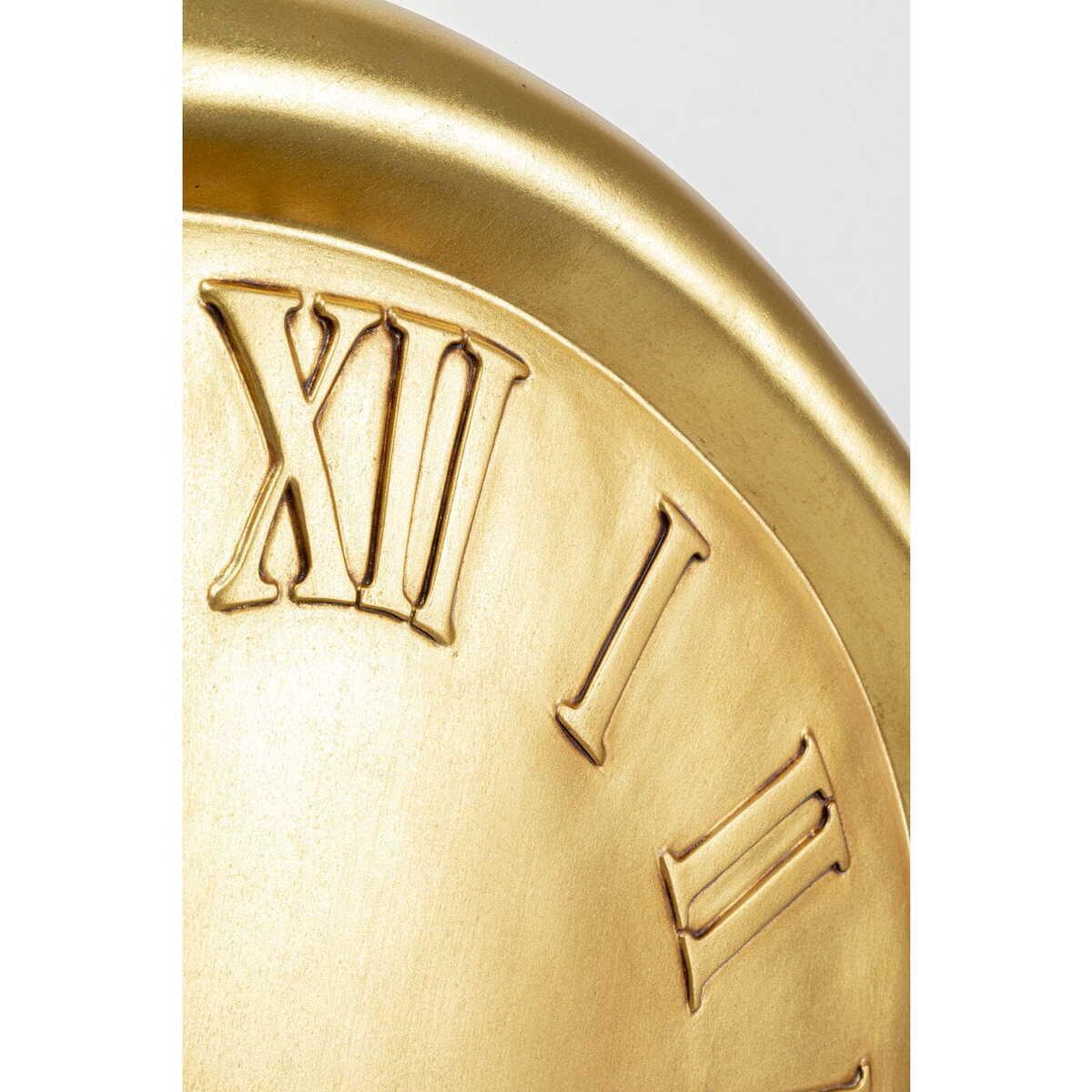 KARE Design Wanduhr Big Drop gold 92x127