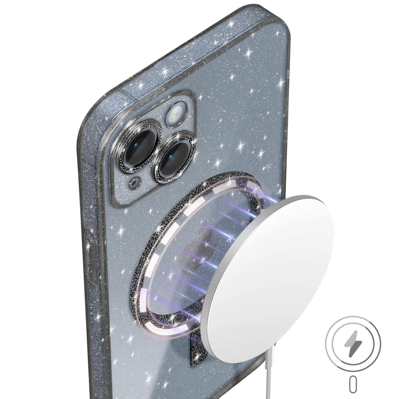 Avizar MagSafe Glitter Hülle iPhone 14