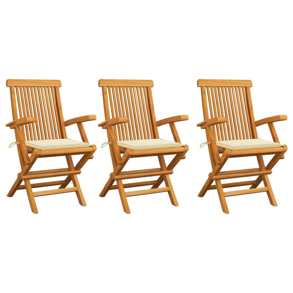 VidaXL Gartenstuhl teak