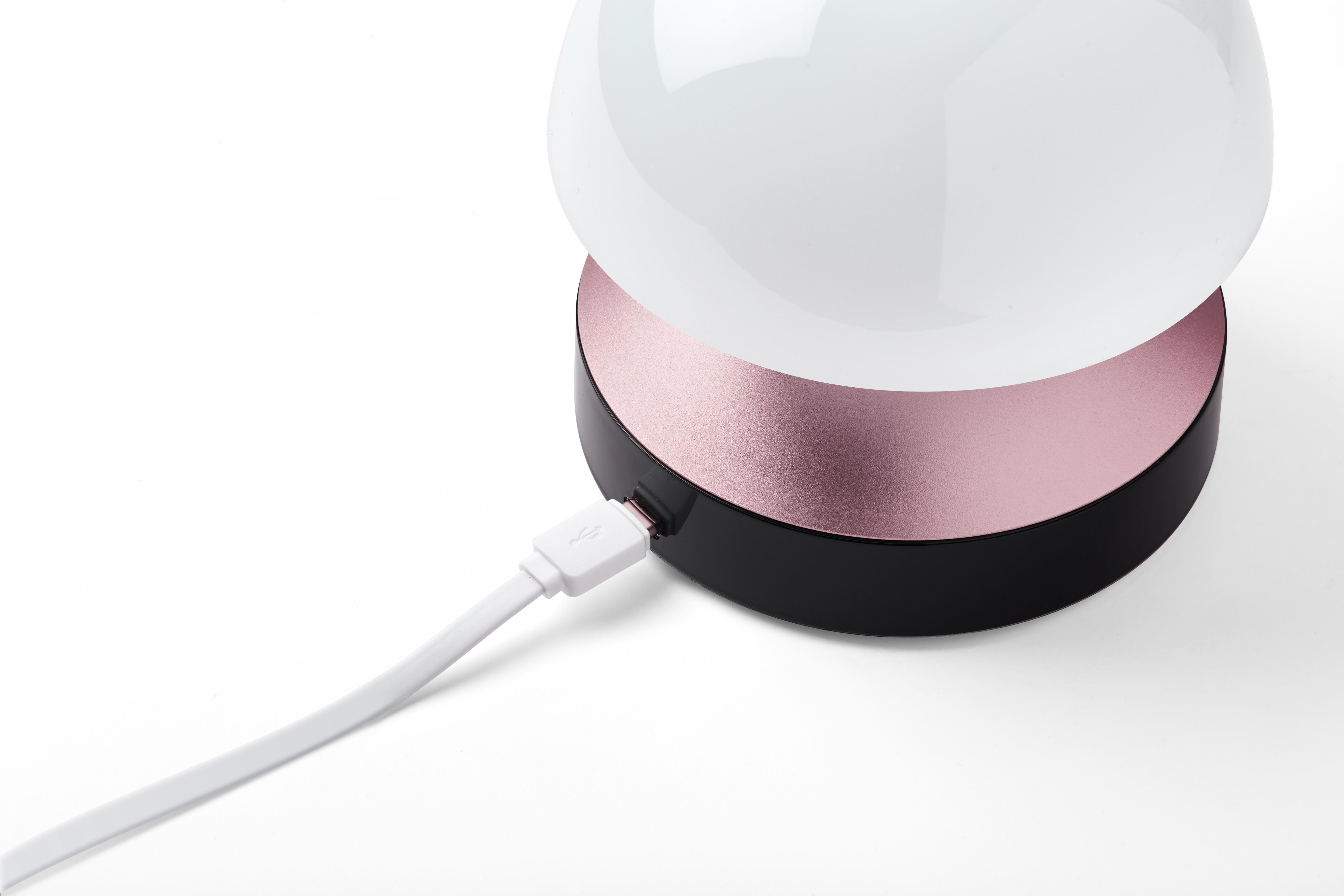 LEXON Lexon Mina Sunrise - Wecker mit Sonnenaufgangssimulation Rosa