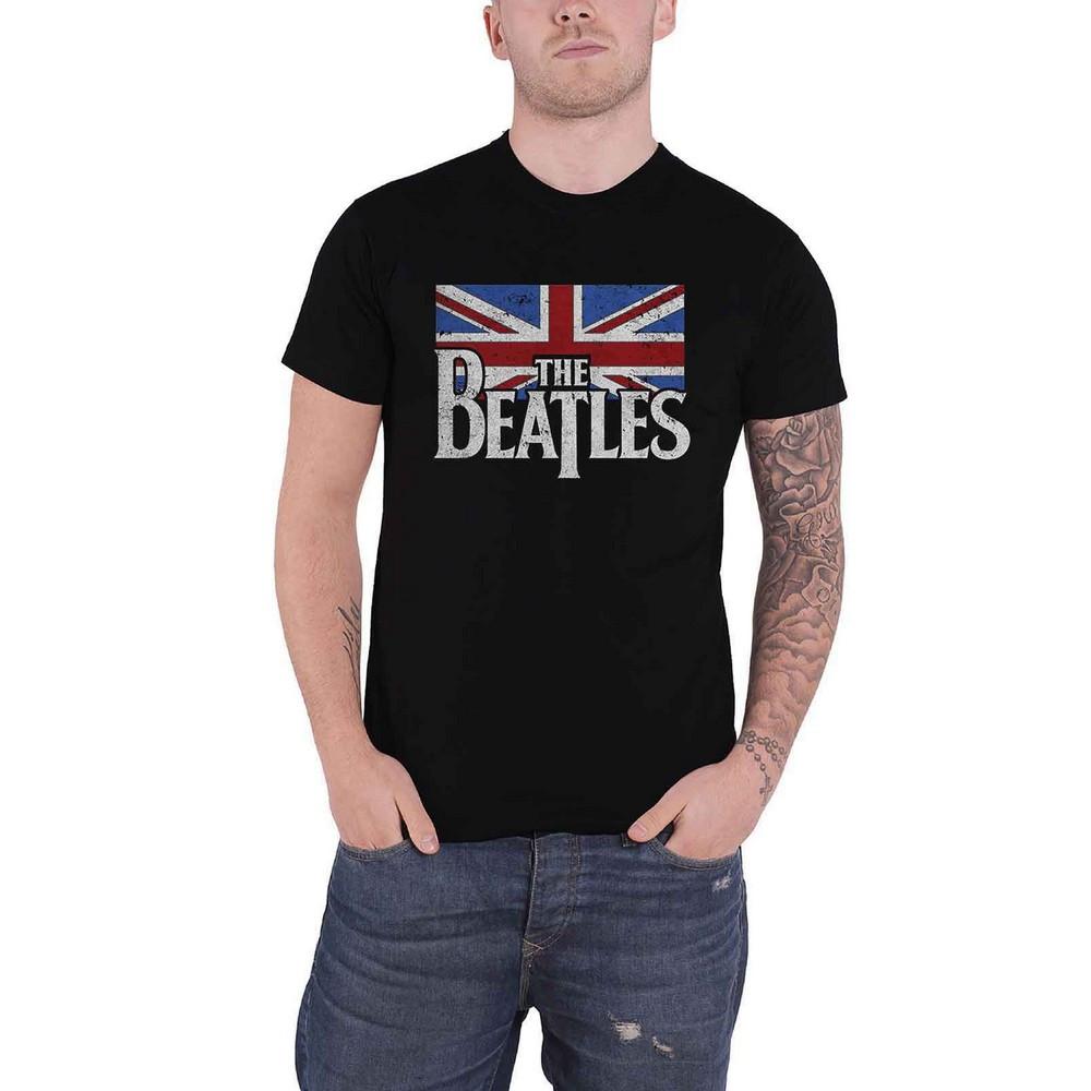 The Beatles Union Jack Logo T-Shirt