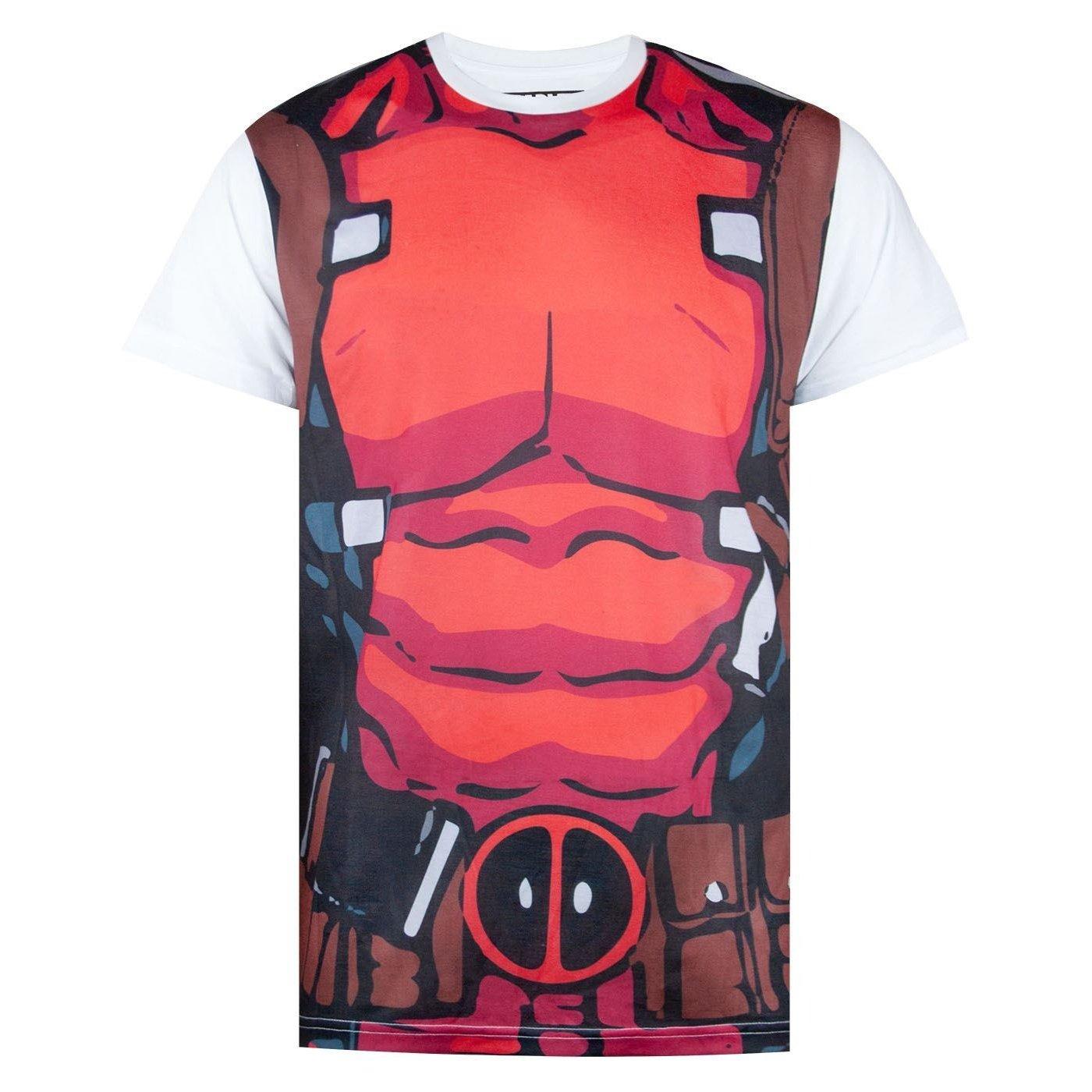 Deadpool Kostüm Print T-Shirt
