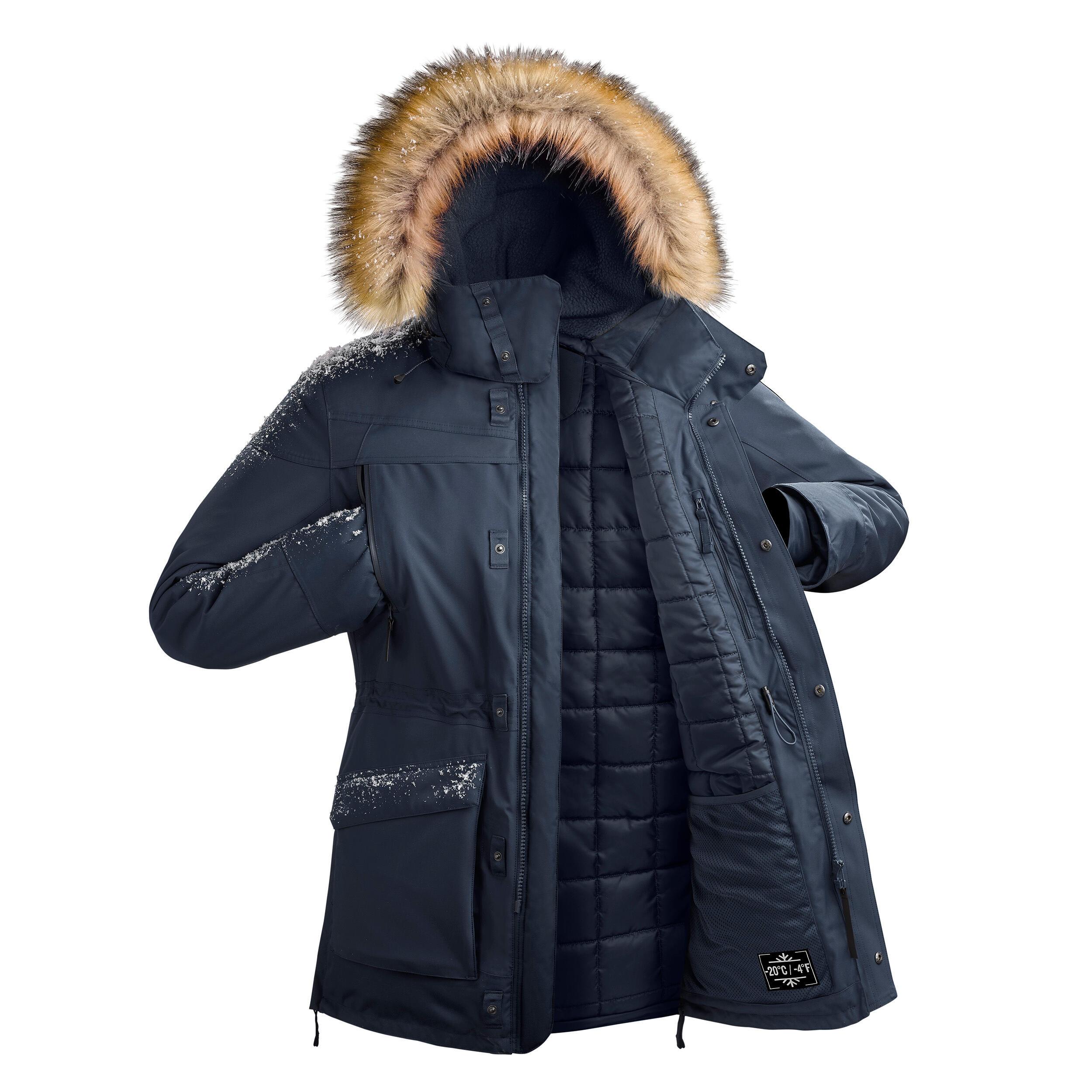 QUECHUA Winterjacke Parka warm bis -20°C wasserdicht - SH900