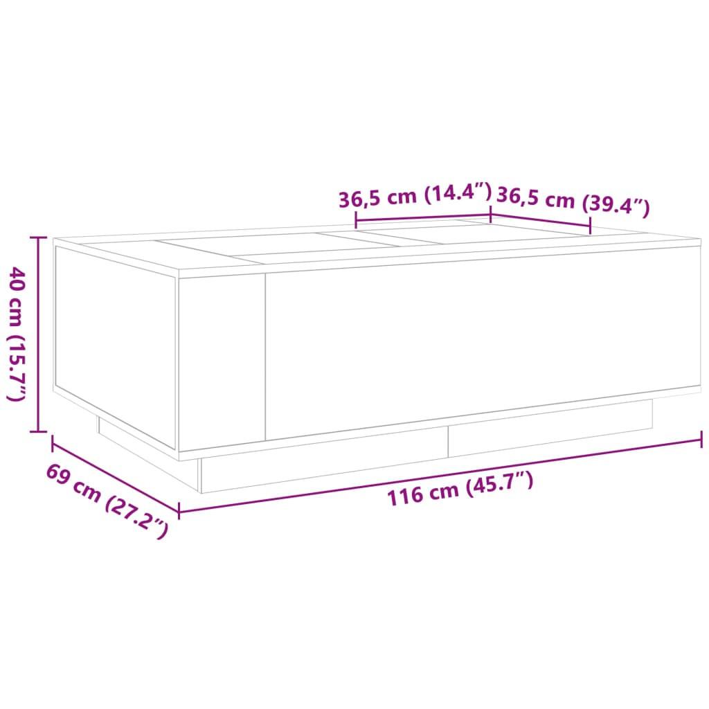VidaXL Couchtisch holzwerkstoff