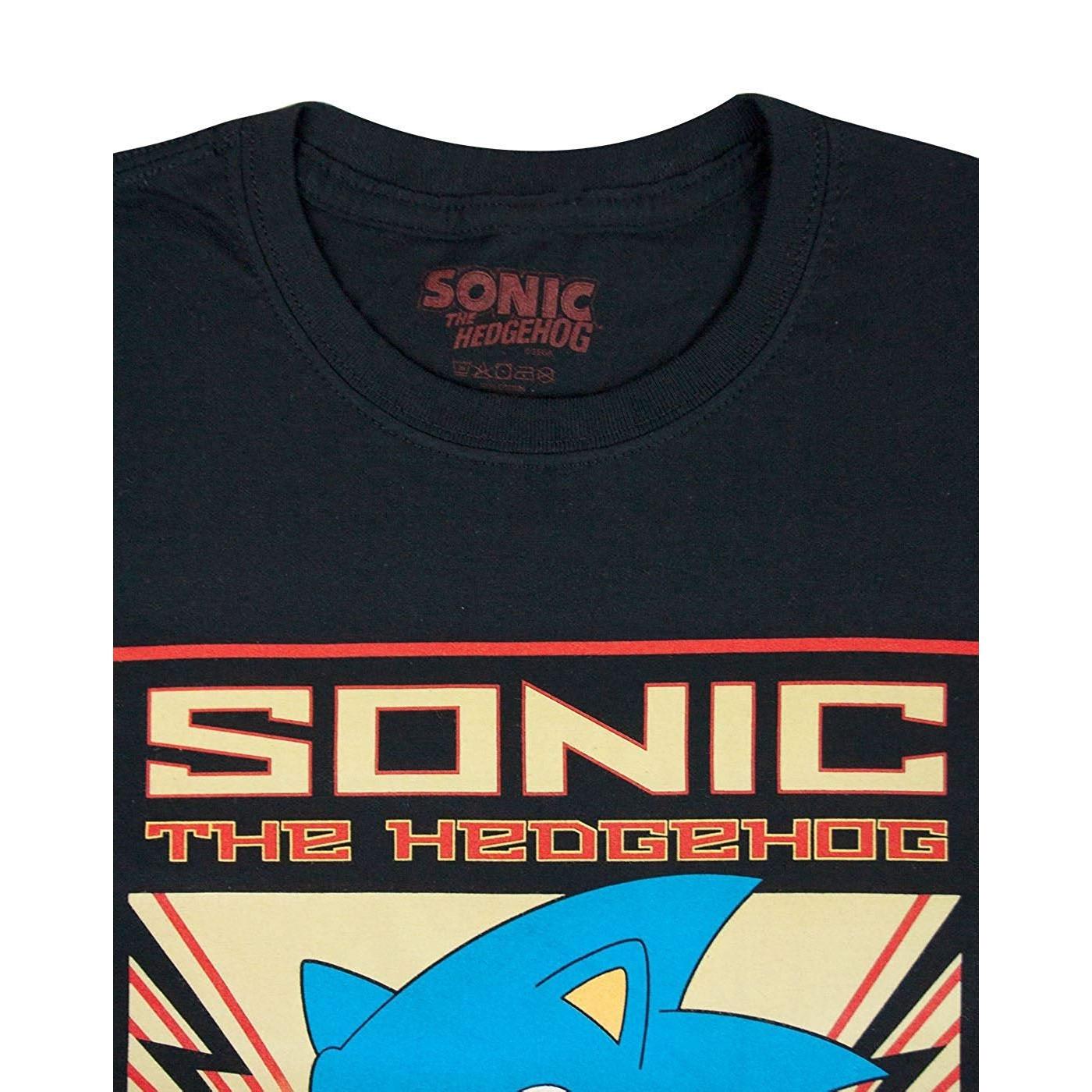 Sonic The Hedgehog Sonic The Hedgehog T-Shirt mit Igel-Print