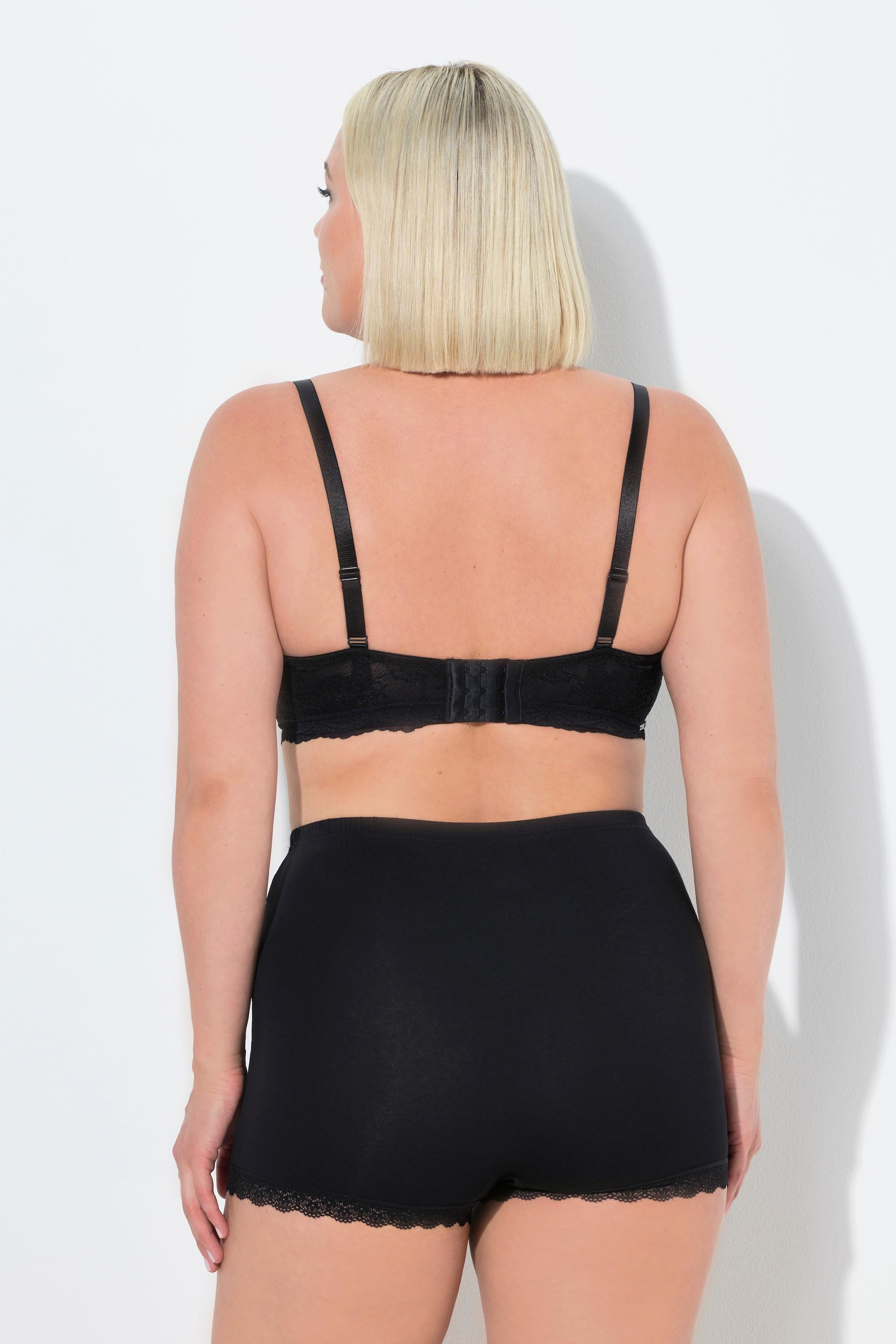 Ulla Popken Bralette, Softcups, Spitze, ohne Bügel, Cup B - E