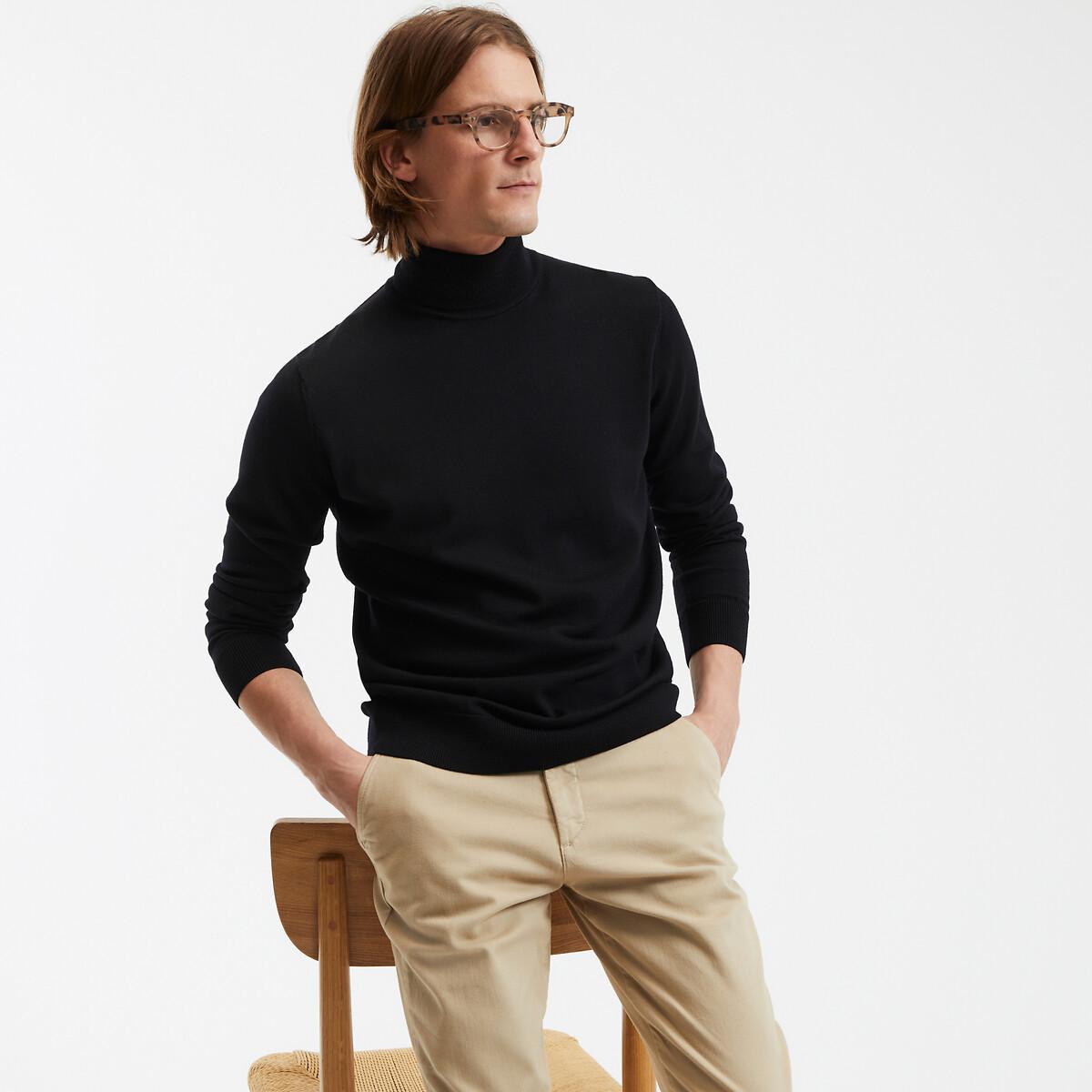 La Redoute Collections Rollkragenpullover aus 100% Merinowolle