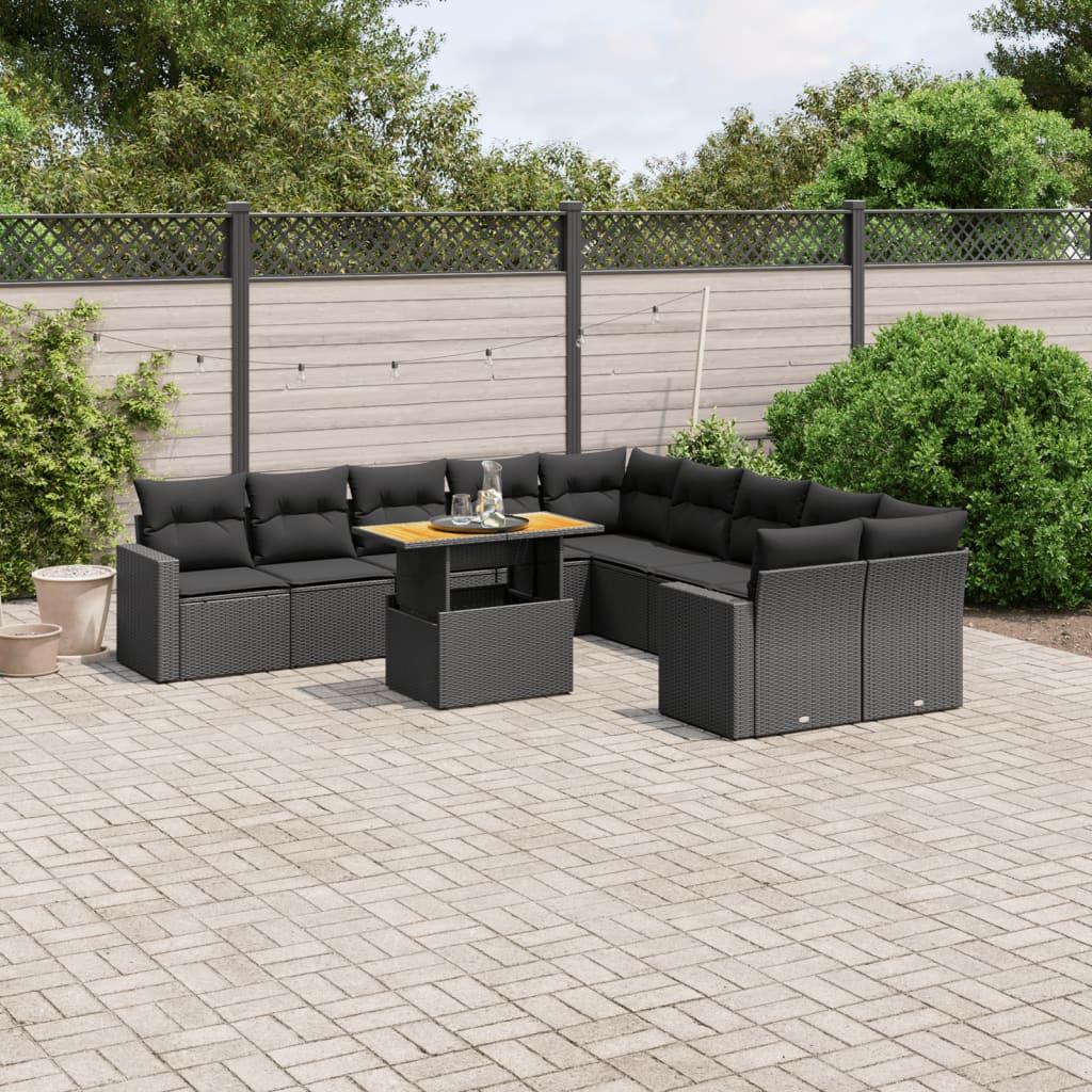 VidaXL Garten sofagarnitur poly-rattan