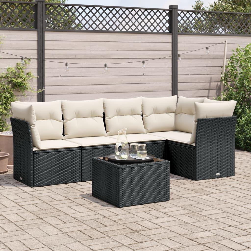VidaXL Garten sofagarnitur poly-rattan