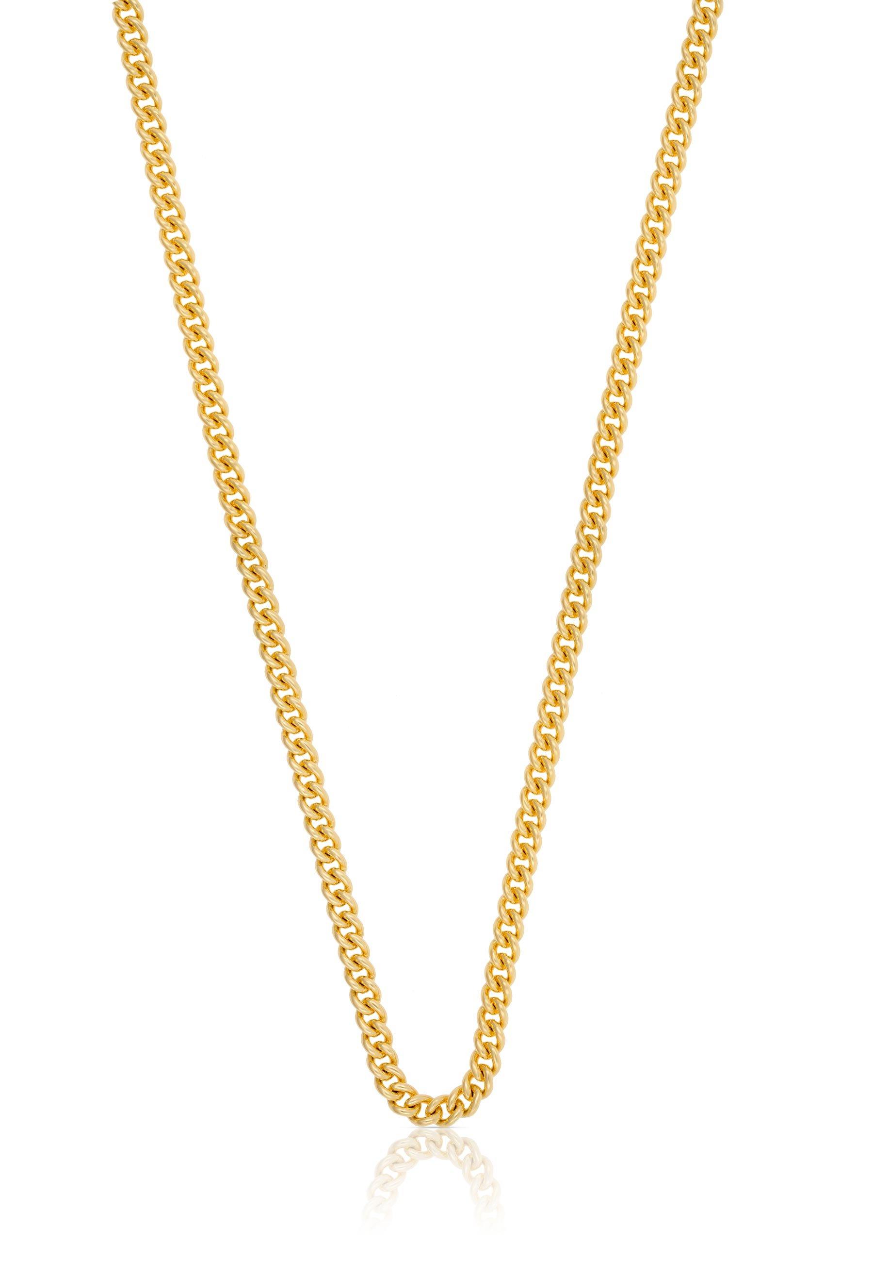 MUAU Schmuck Collier Rundpanzer Gelbgold 750, 2.8mm, 50cm