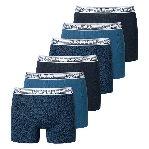 Schiesser 6er Pack Teens Boys 95/5 Organic Cotton - Shorts / Pants