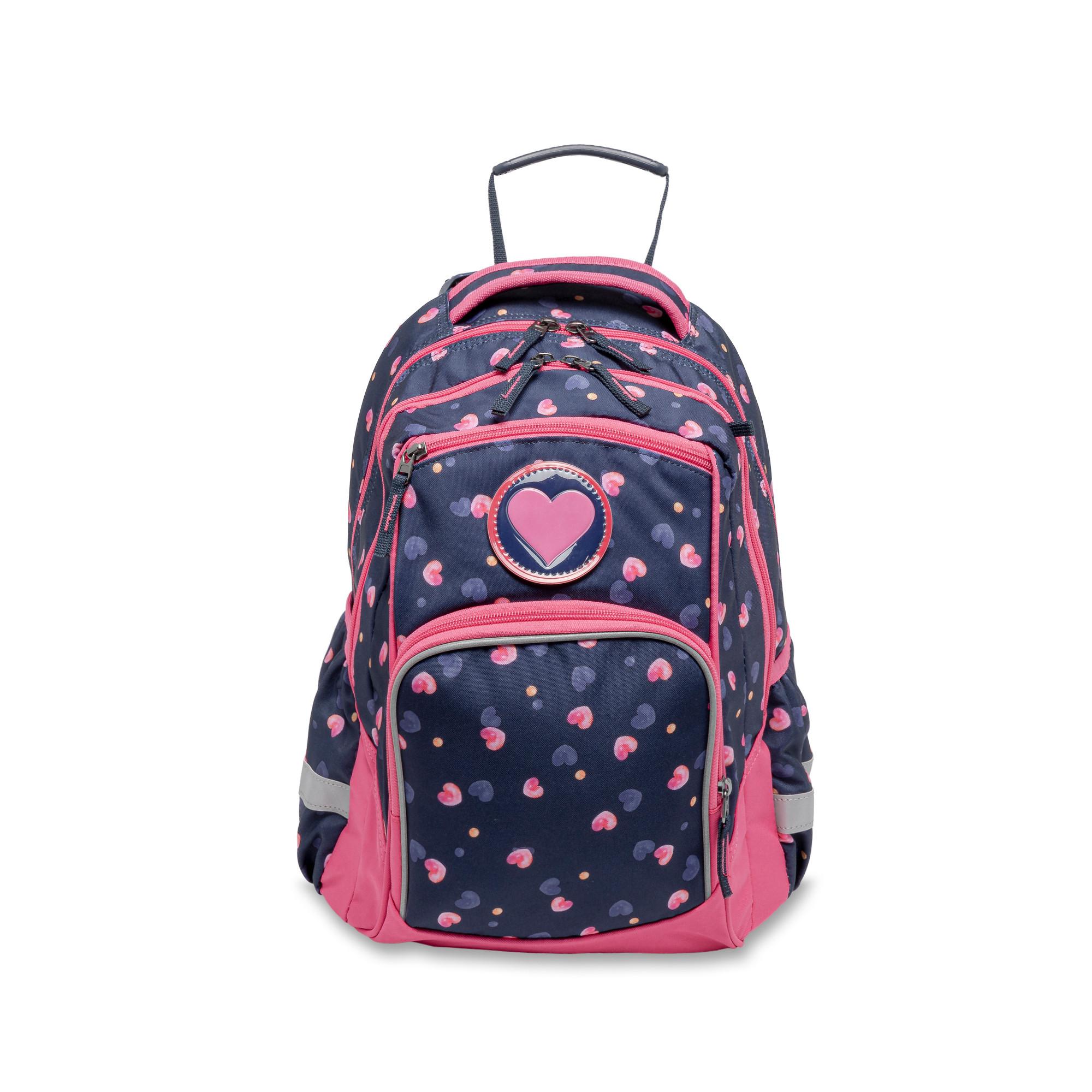 Manor Schulrucksack-Set, 5-teilig Herz