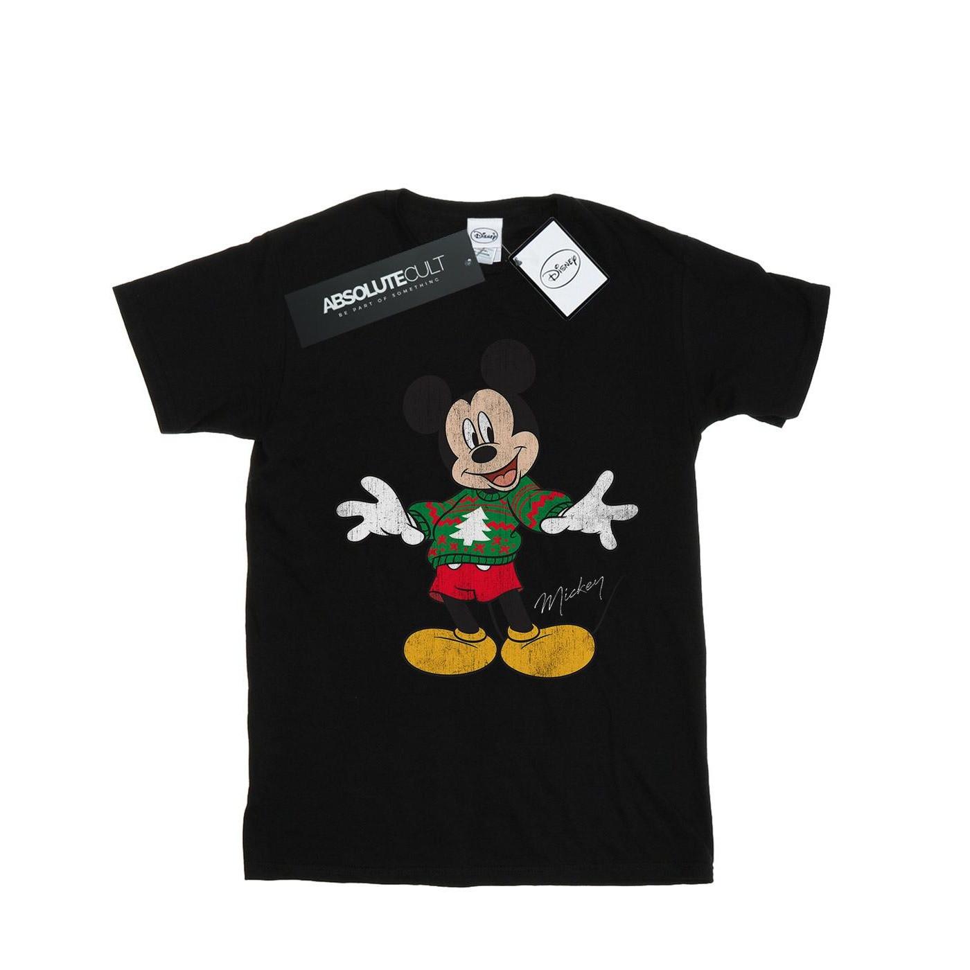 Disney Mickey Mouse Christmas Jumper T-Shirt