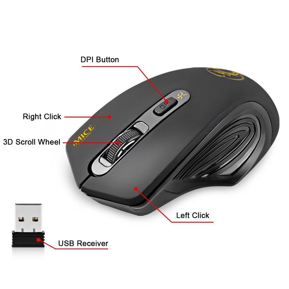 eStore iMice E-1800 Kabellose Gaming-Maus