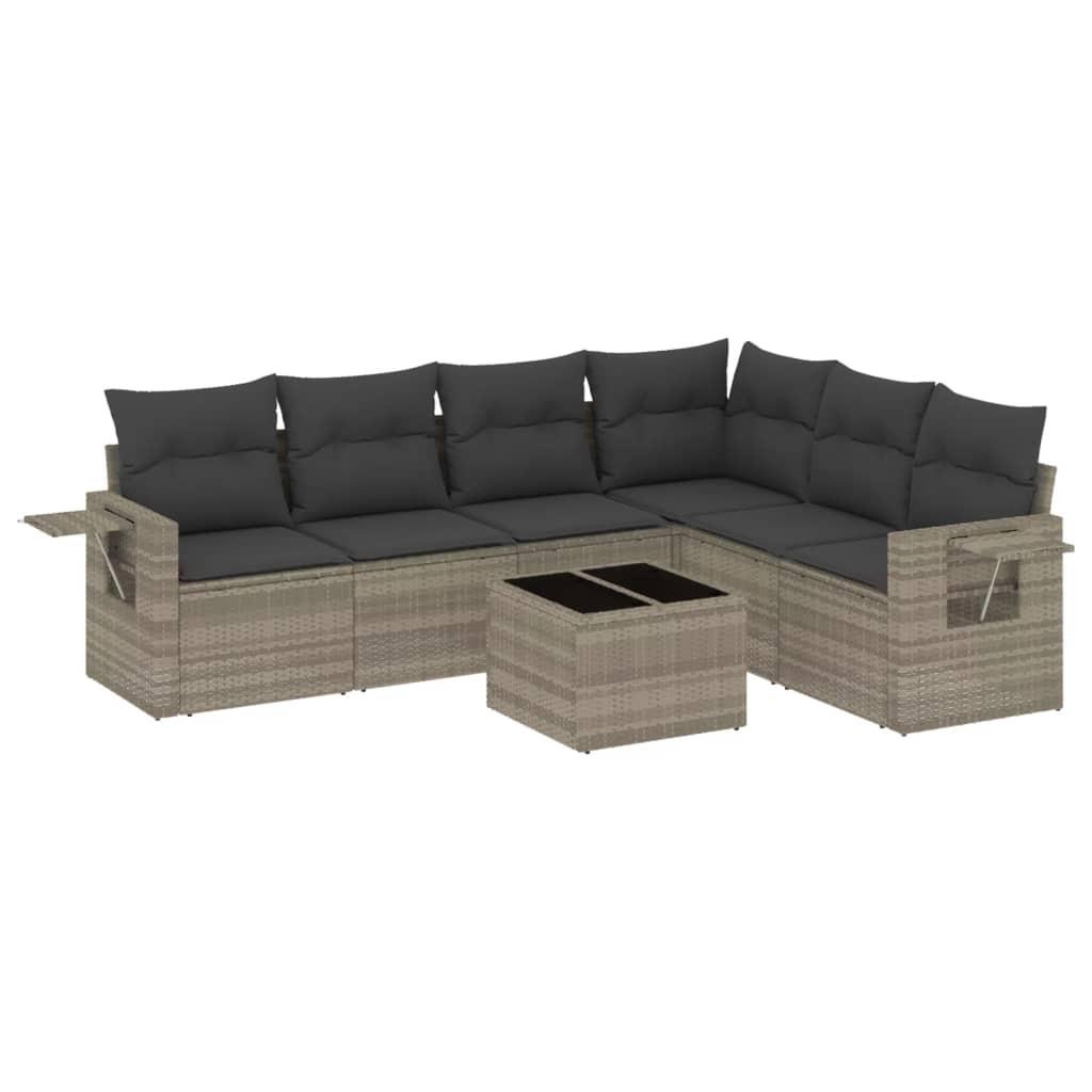 VidaXL Garten sofagarnitur poly-rattan