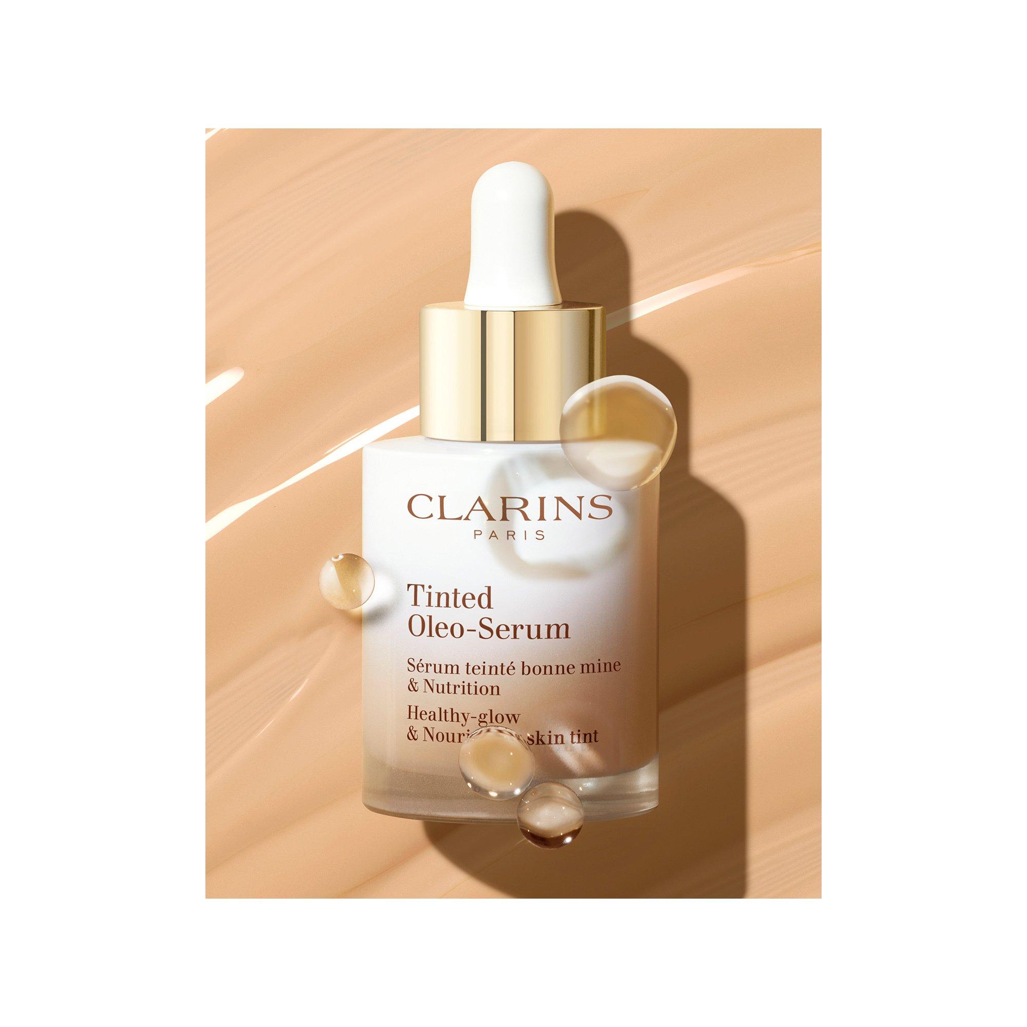 CLARINS TINTED OLEO-SERUM Tinted Oleo-Serum - Nährendes, getöntes Serum für einen gepflegten Teint