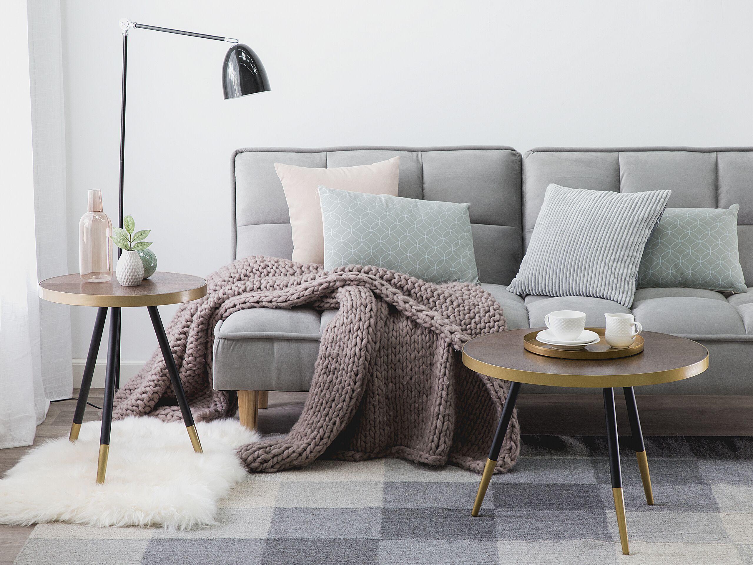 Beliani Couchtisch aus MDF-Platte Retro RAMONA