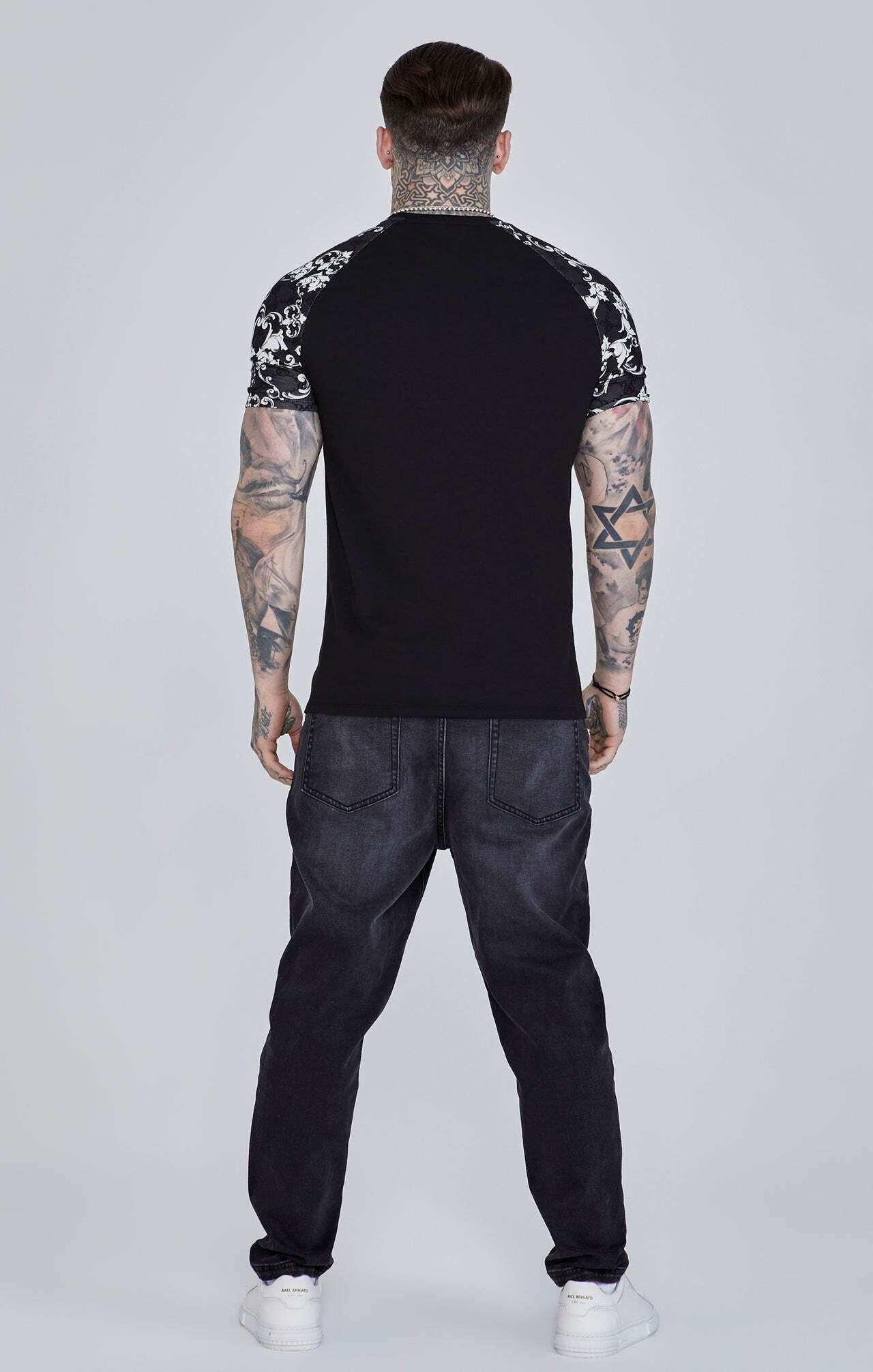 Sik Silk Venetian Muscle Fit T-Shirt