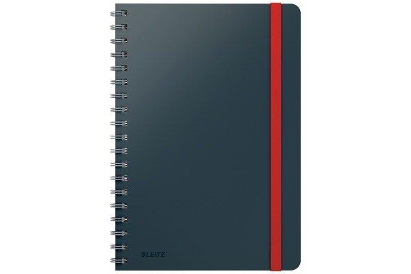 Leitz LEITZ Spiralbuch Cosy B5 4484-00-89 kariert, 90g grau