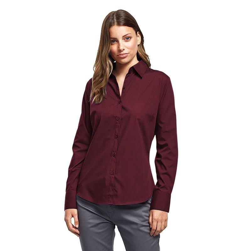 PREMIER Langärmlige Button Down Bluse
