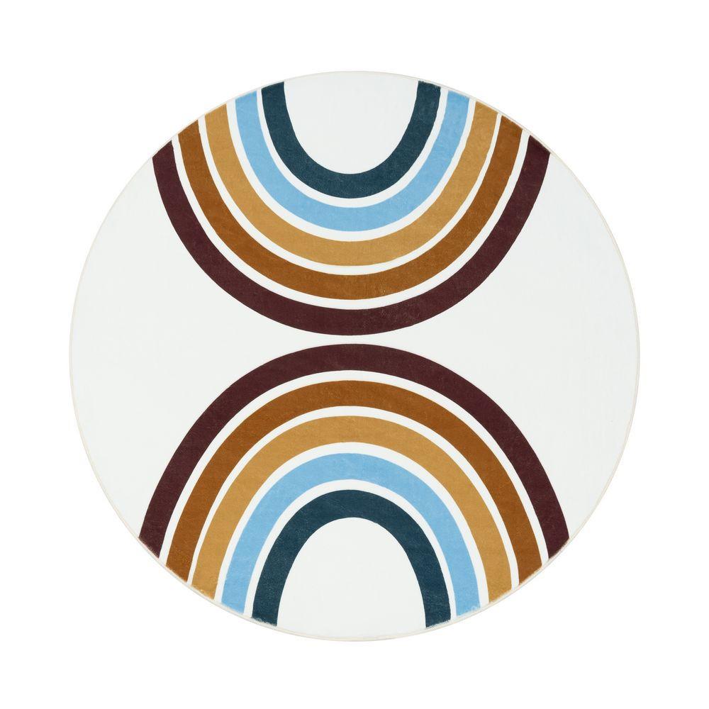 Paco Home Teppich Kinderzimmer Waschbar Regenbogen Muster