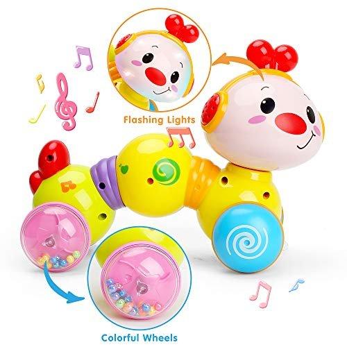 Activity-board Babyspielzeug, Kleinkind Musical Crawling Caterpillar Toy
