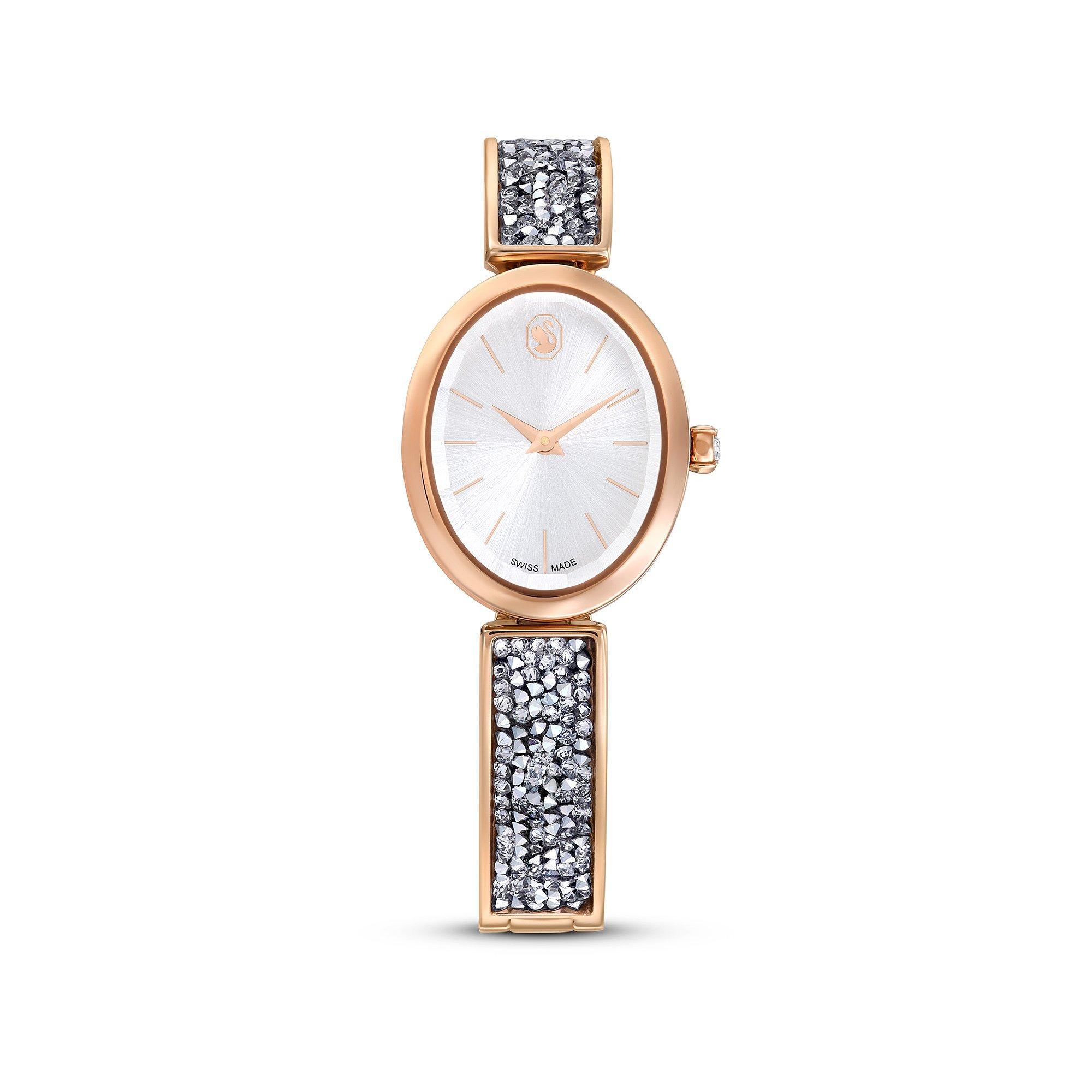 SWAROVSKI Crystal Rock Oval Analoguhr