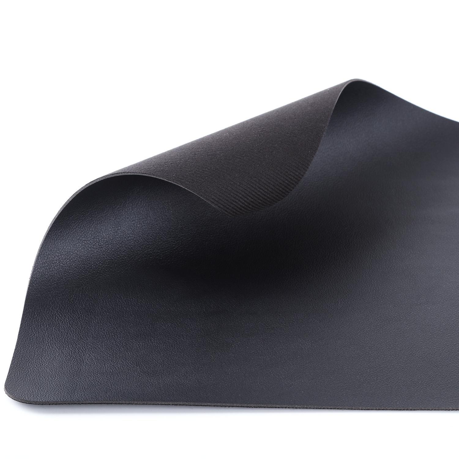 Northio Große Schreibtischunterlage – Schwarz – Kunstleder