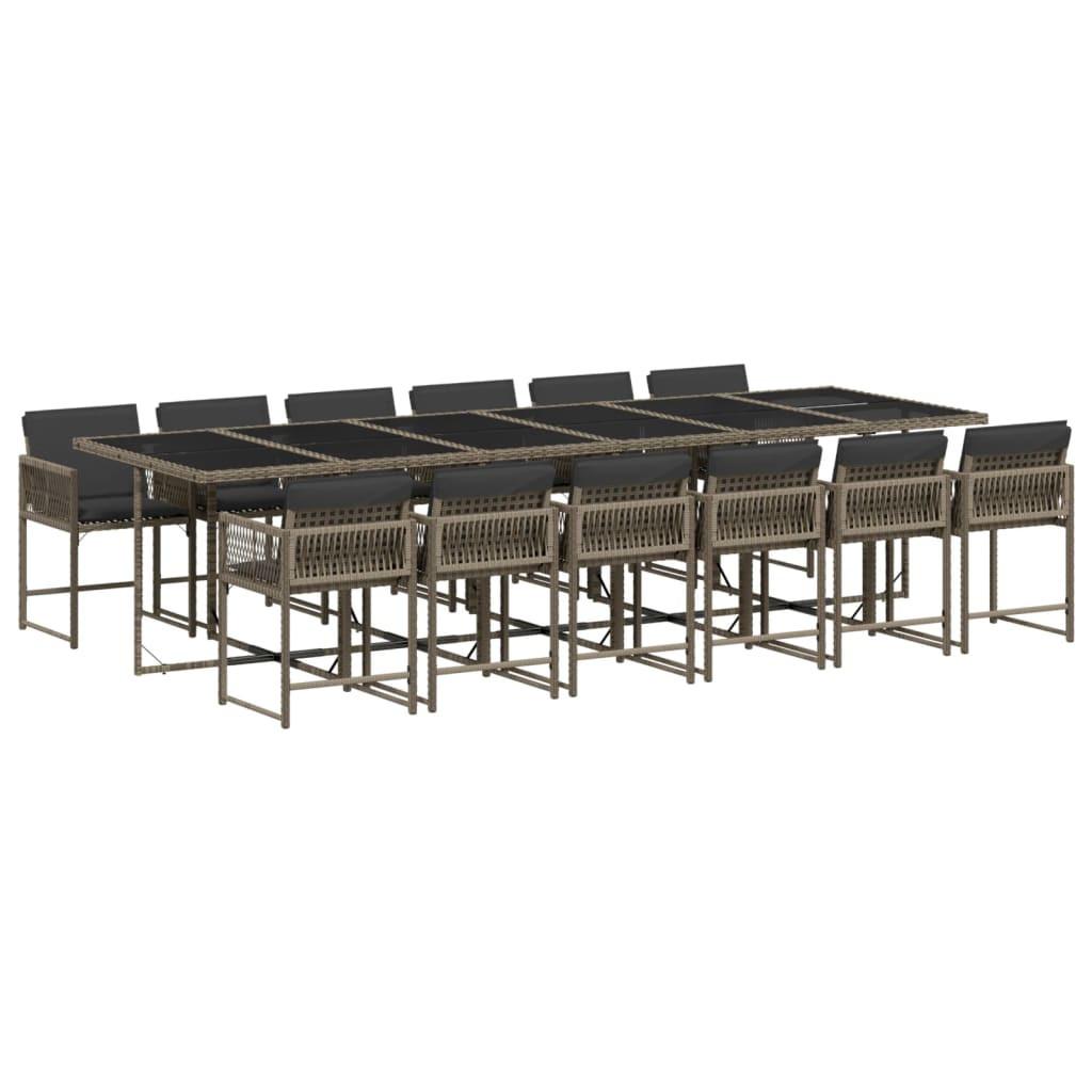 VidaXL Garten essgruppe poly-rattan