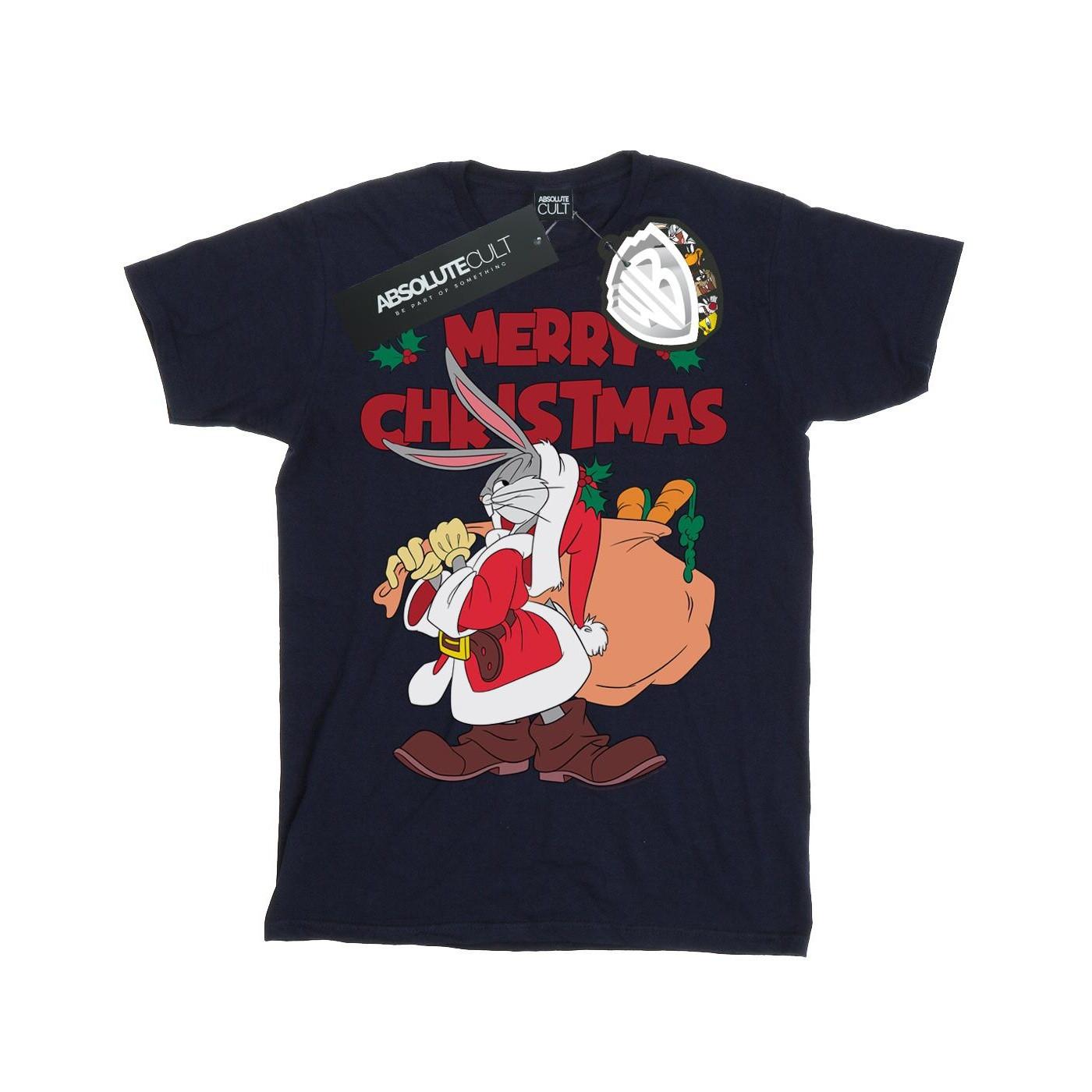 LOONEY TUNES Bugs Bunny Merry Christmas T-Shirt
