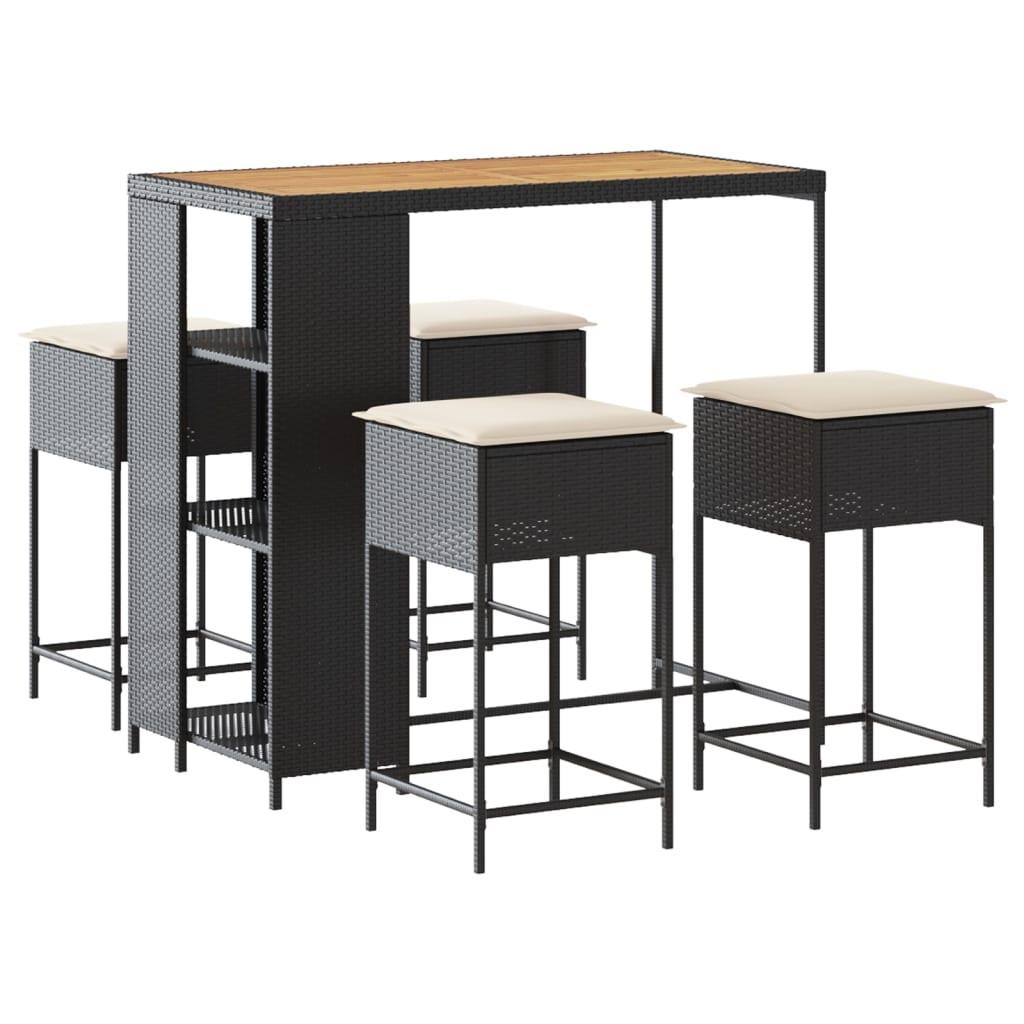VidaXL Gartenbar set poly-rattan