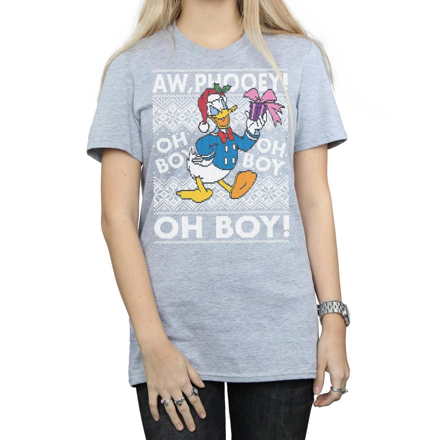 Disney Donald Duck Weihnachts-Print T-Shirt
