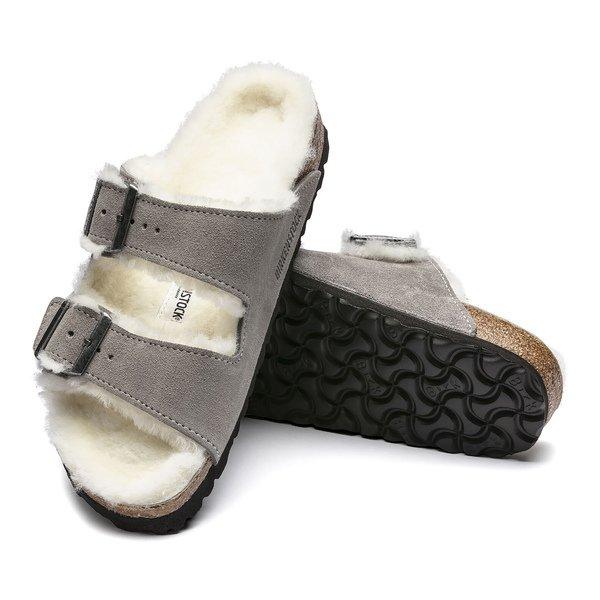 BIRKENSTOCK ARIZONA SHEARLING Sandalen, Flat