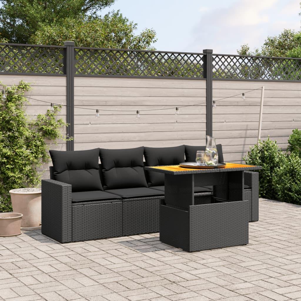 VidaXL Garten sofagarnitur poly-rattan