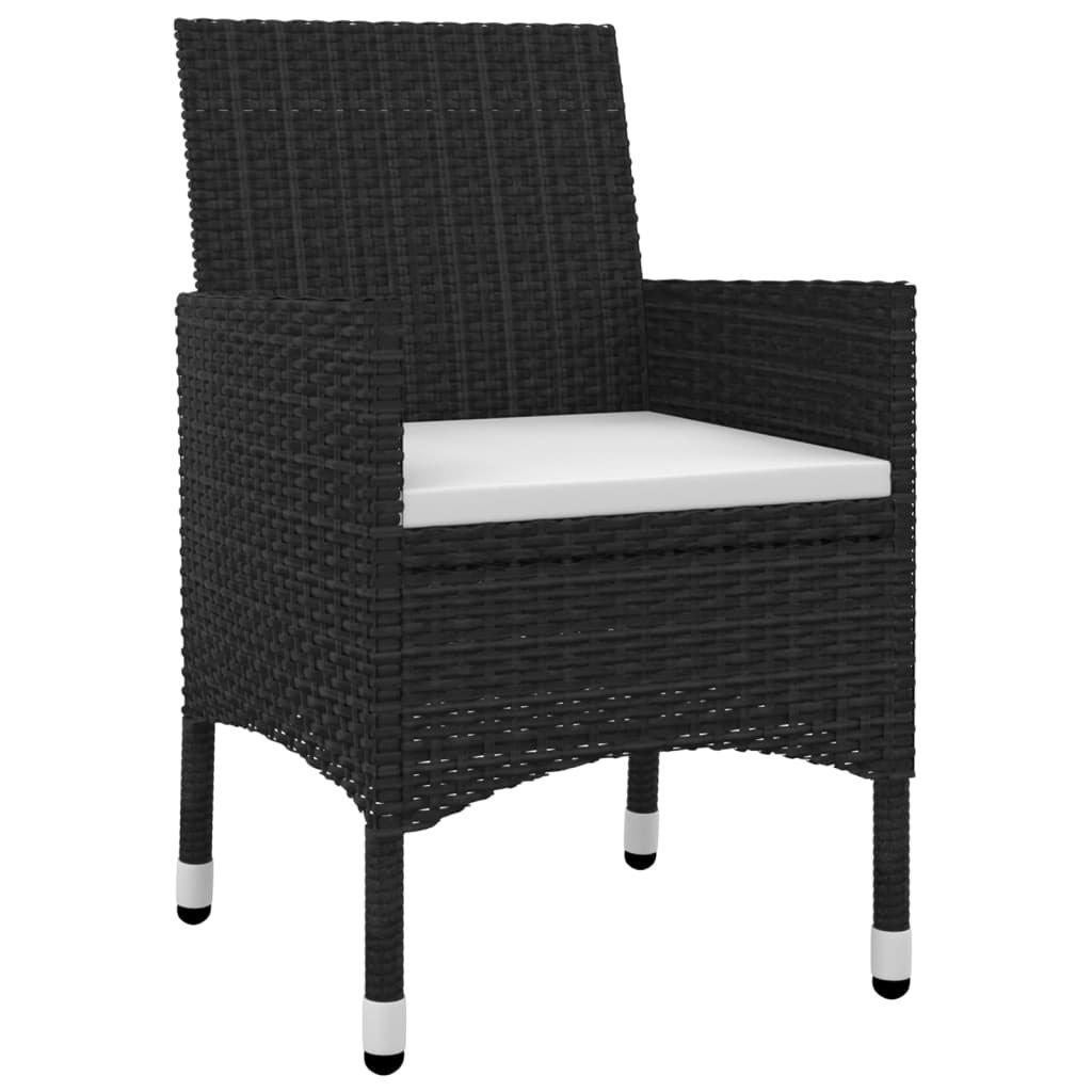 VidaXL Garten-essgarnitur poly-rattan