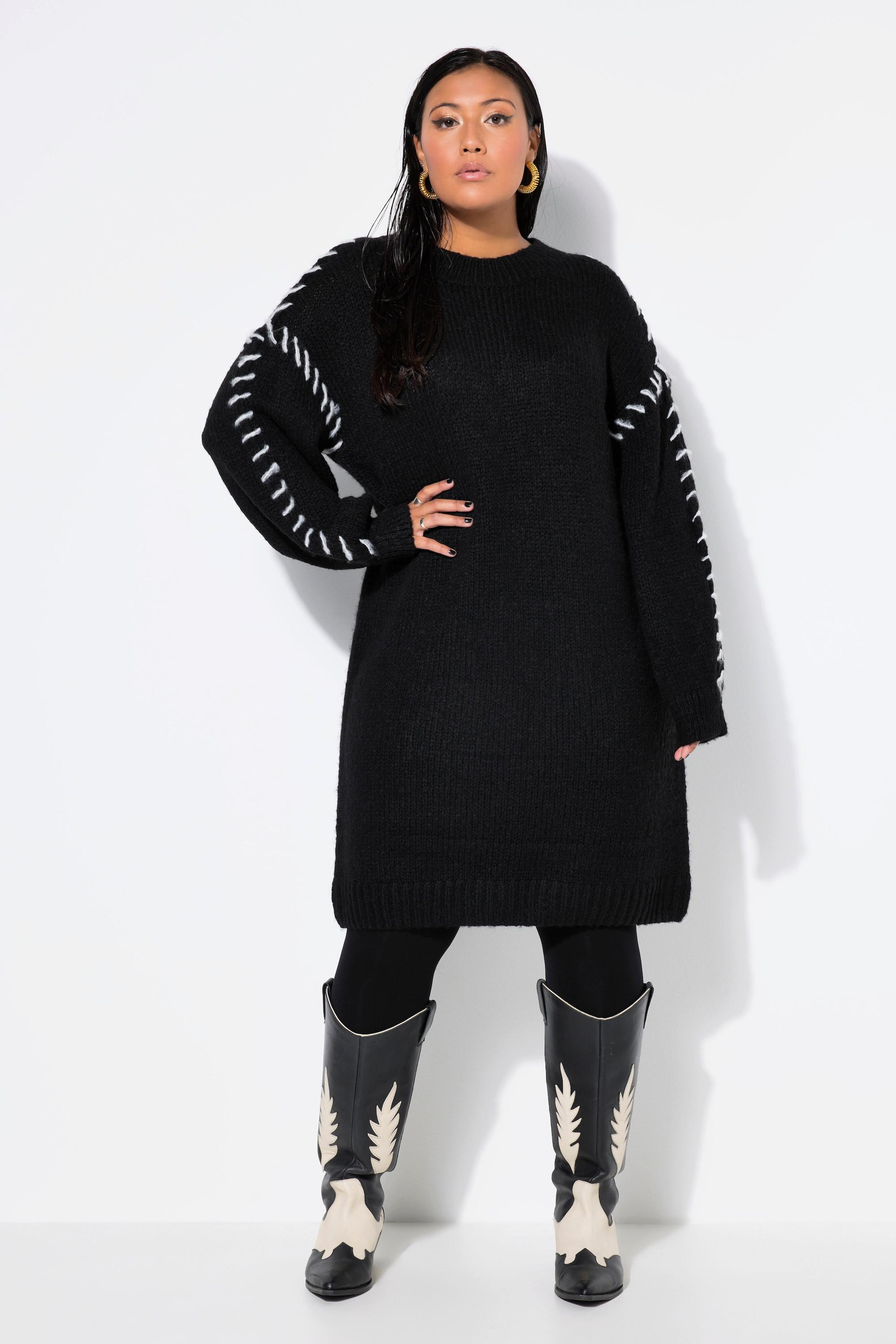 Studio Untold Oversized Strickkleid mit Schmucknähten