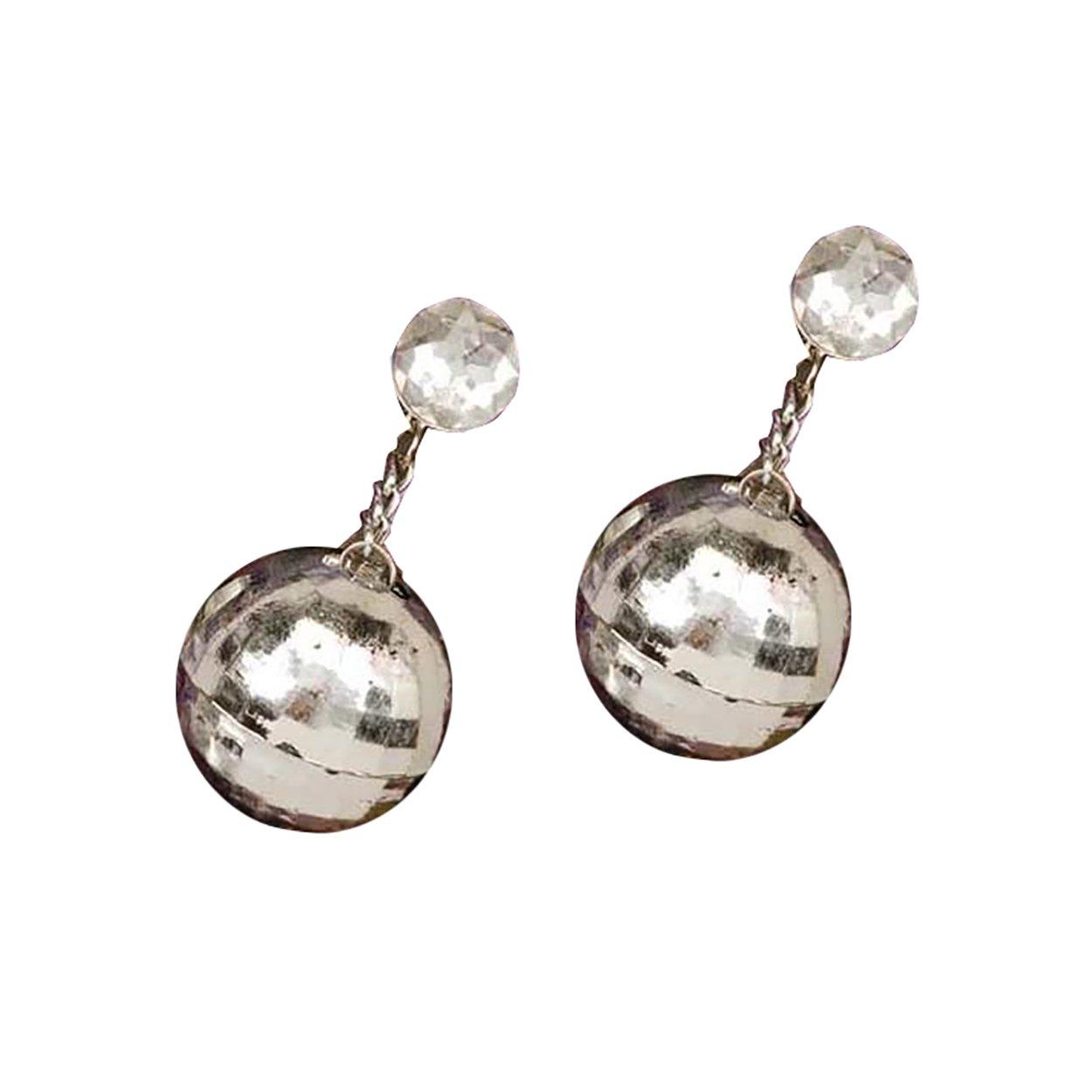 Bristol Novelty Erwachsene Disco Ball Ohrringe