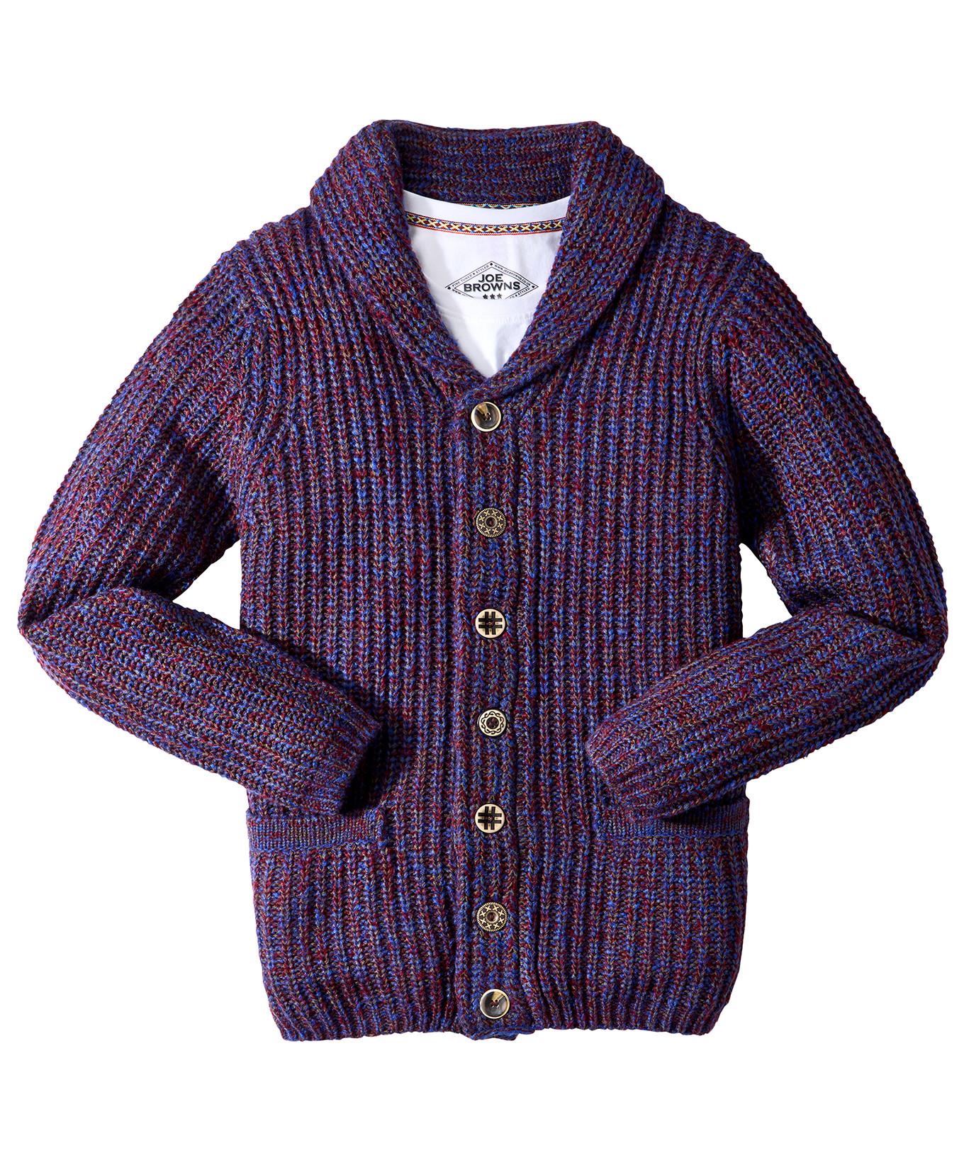 Joe Browns Stilvolle Strickjacke mit Schalkragen