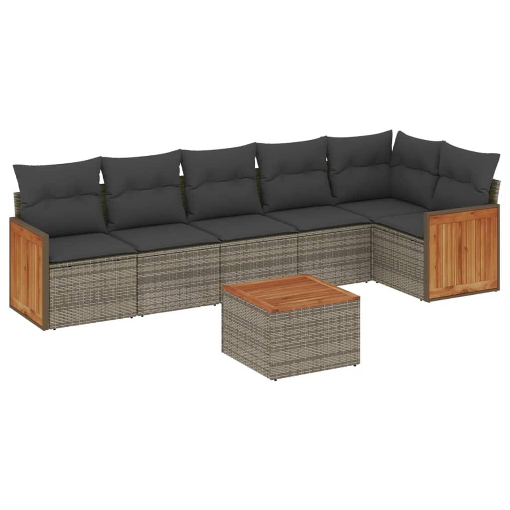 VidaXL Garten sofagarnitur poly-rattan