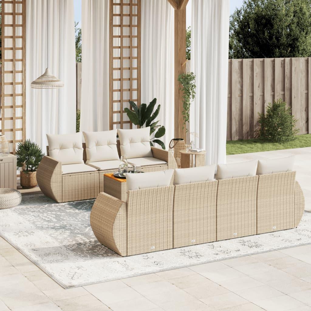 VidaXL Garten sofagarnitur poly-rattan