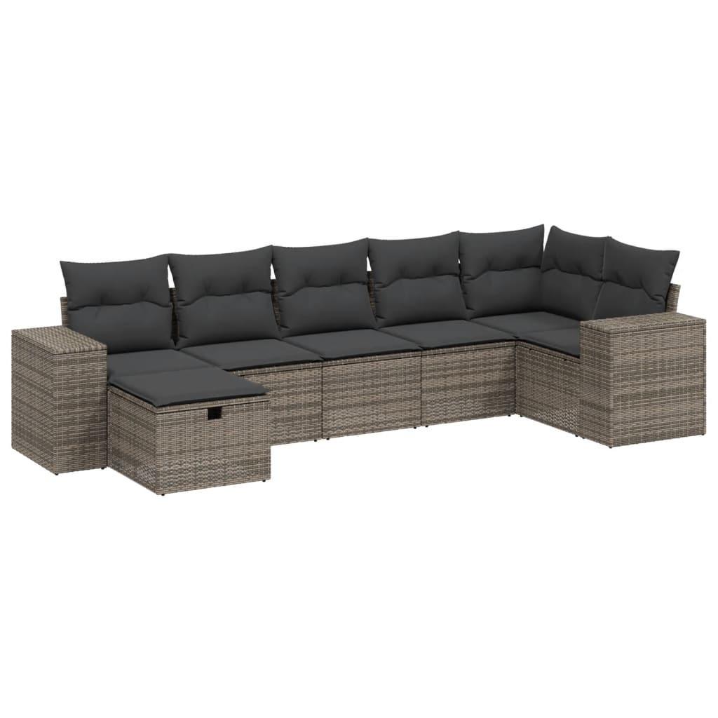 VidaXL Garten sofagarnitur poly-rattan