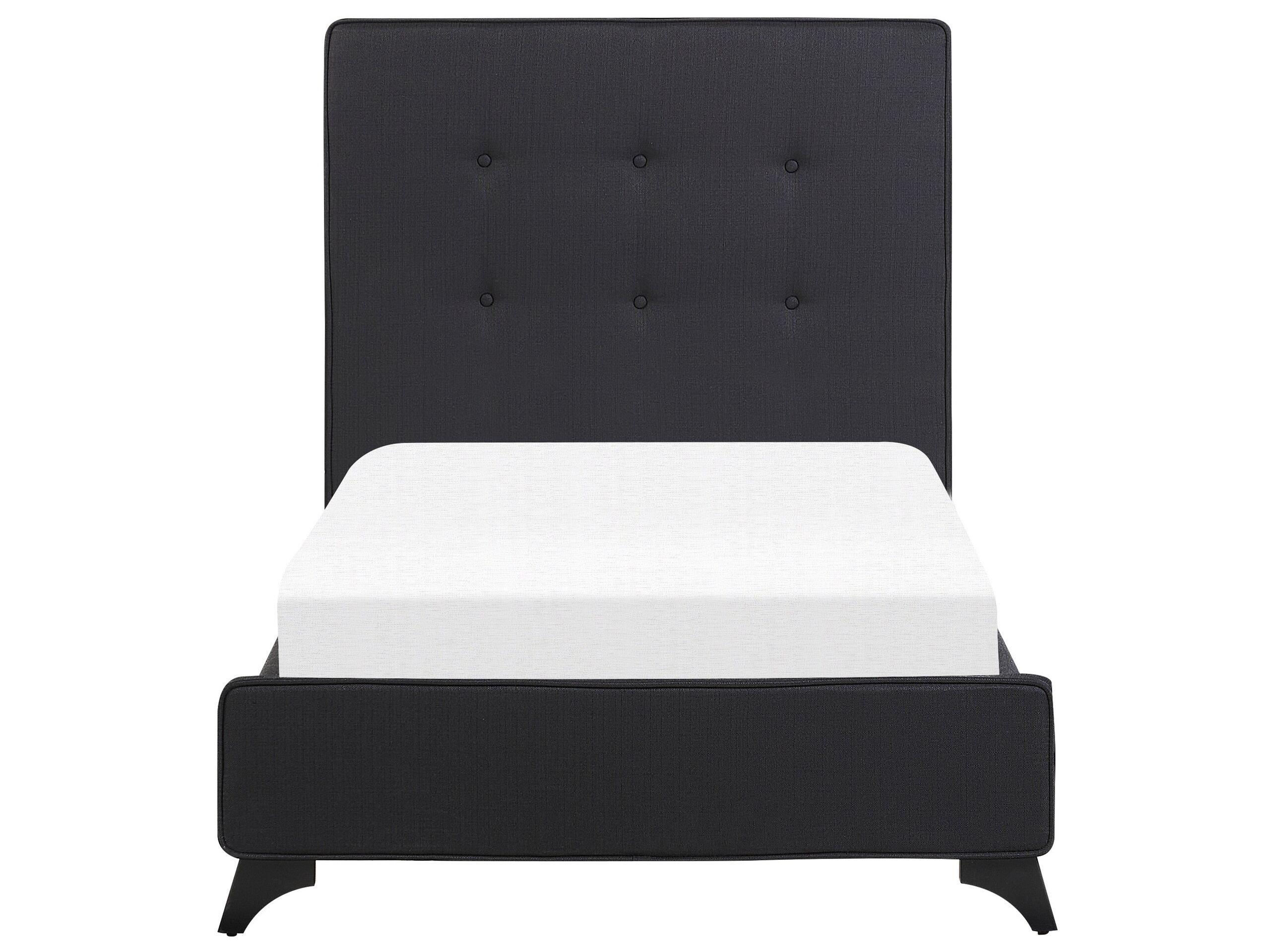 Beliani Bett mit Lattenrost aus Polyester Klassisch AMBASSADOR